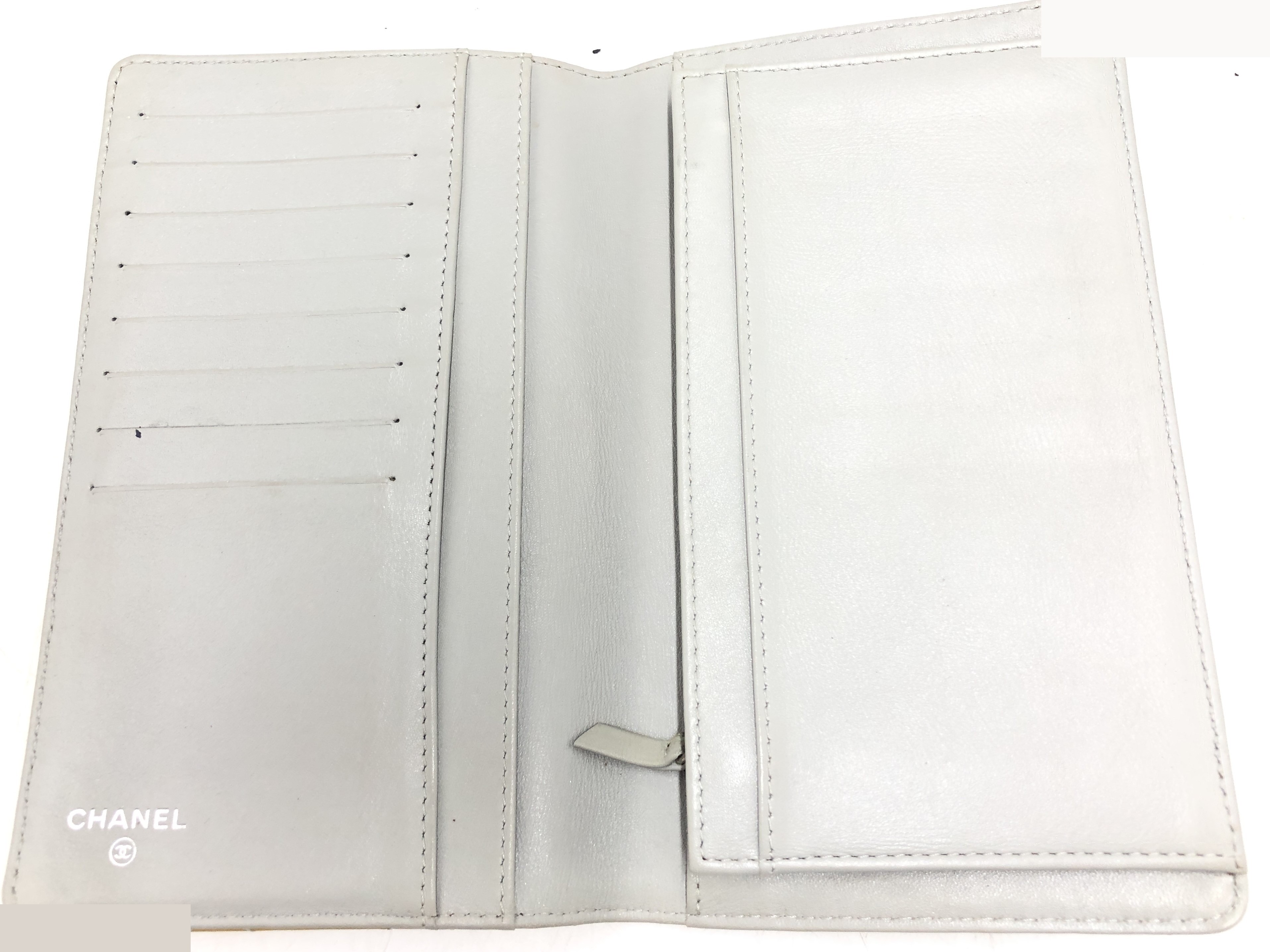 Matelassé Brilliant Bi-fold Long Wallet with Seal 15017088 — view 3