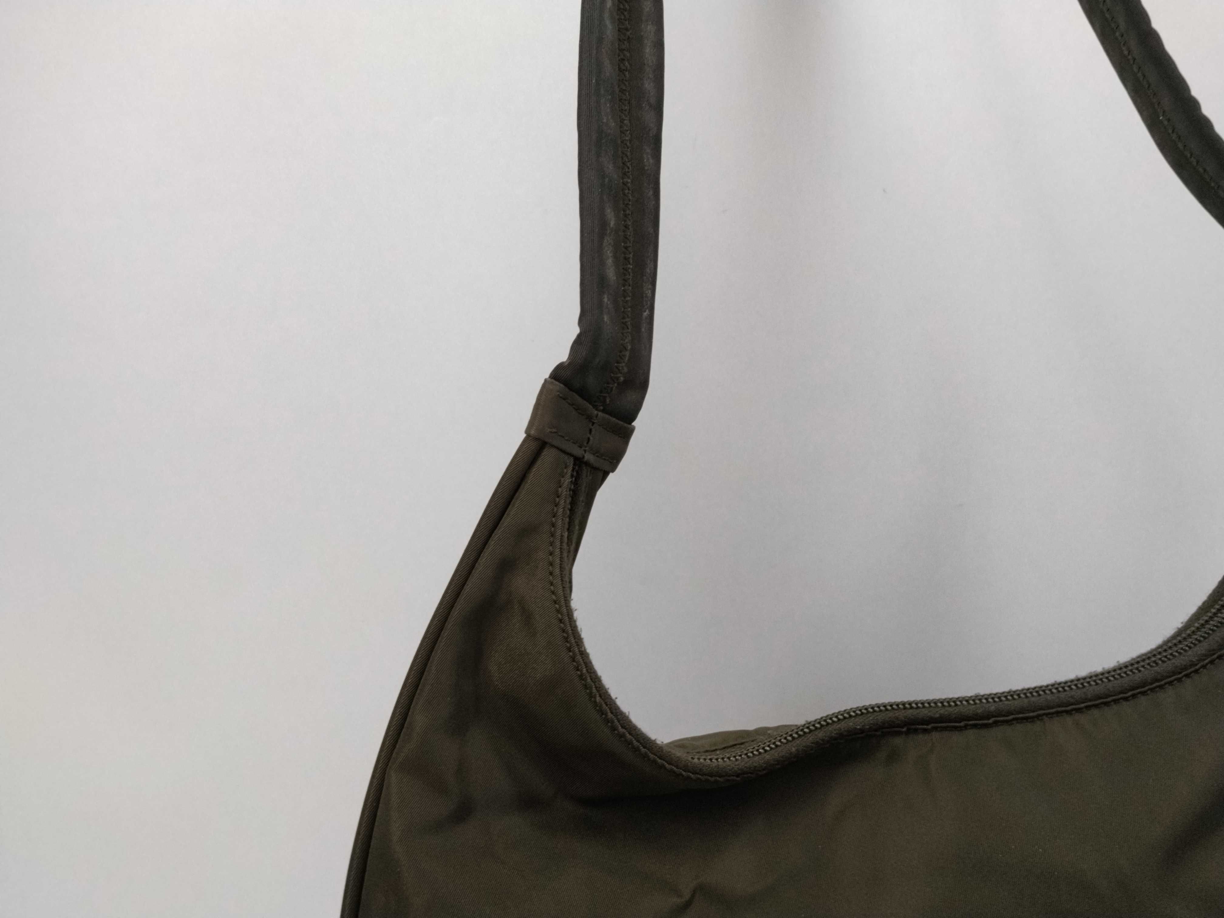 Nylon One-Shoulder Khaki Shoulder Bag — view 3