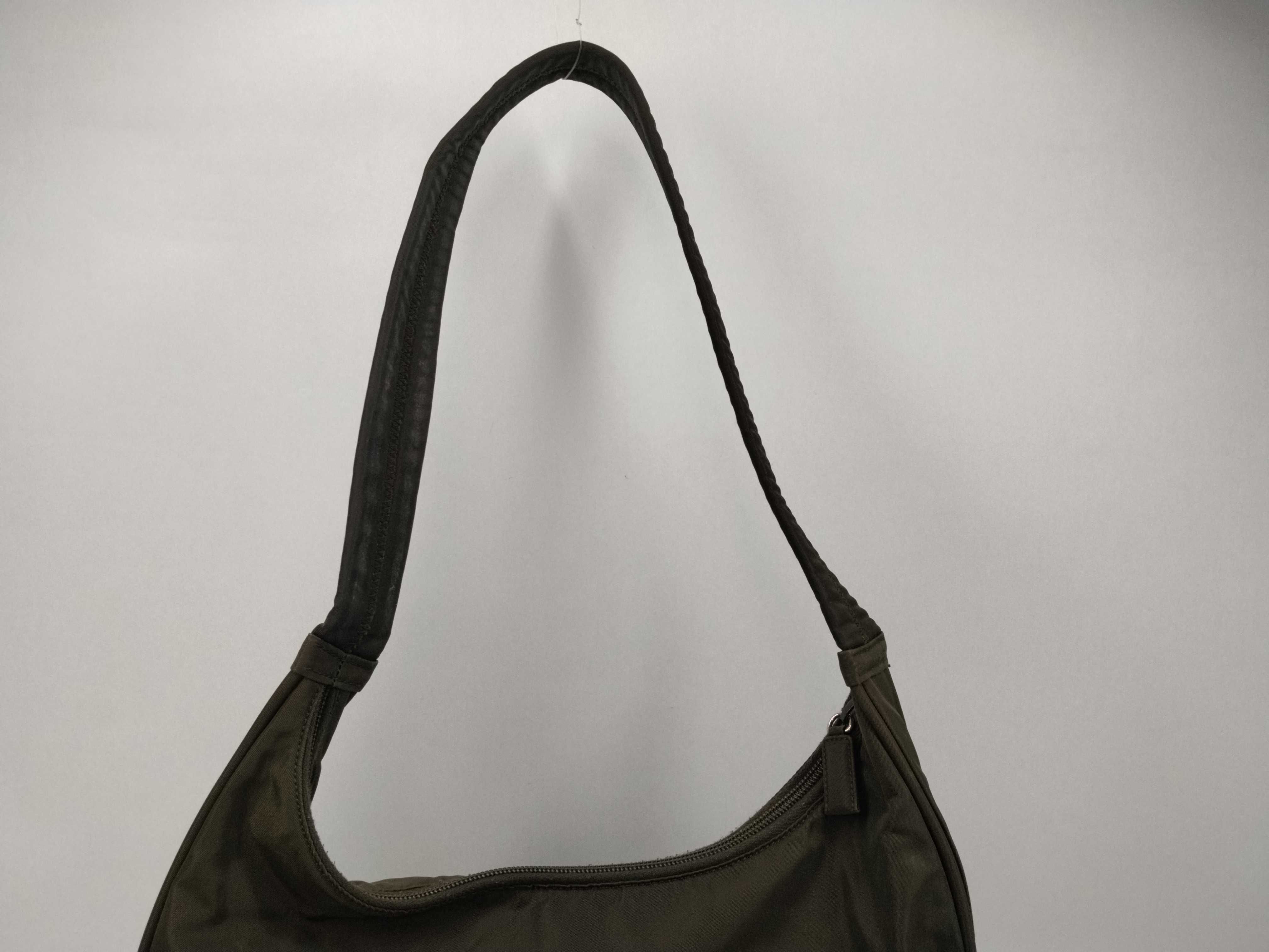 Nylon One-Shoulder Khaki Shoulder Bag — view 4