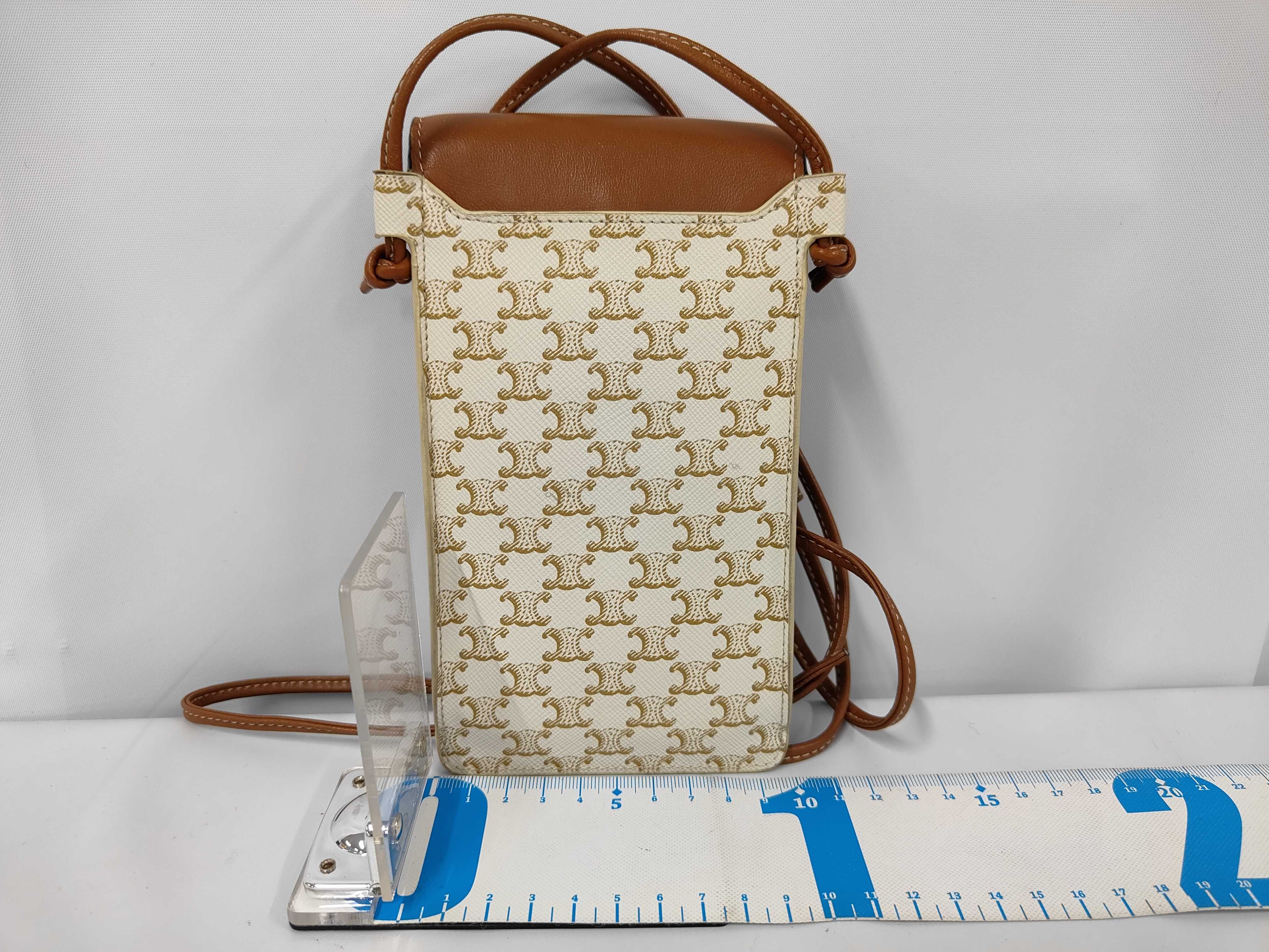 phone pouch, Macadam pattern shoulder bag — view 2
