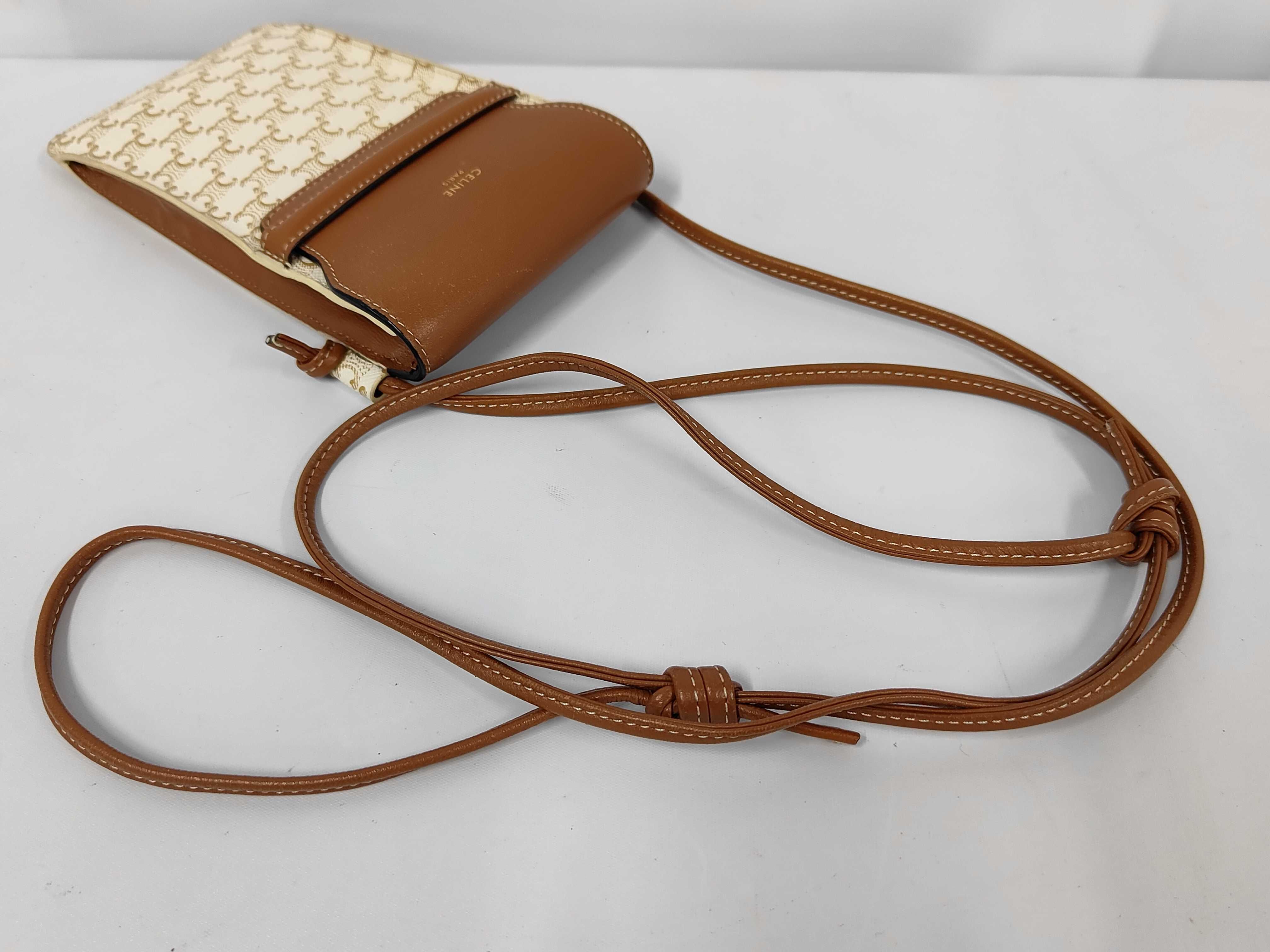 phone pouch, Macadam pattern shoulder bag — view 3