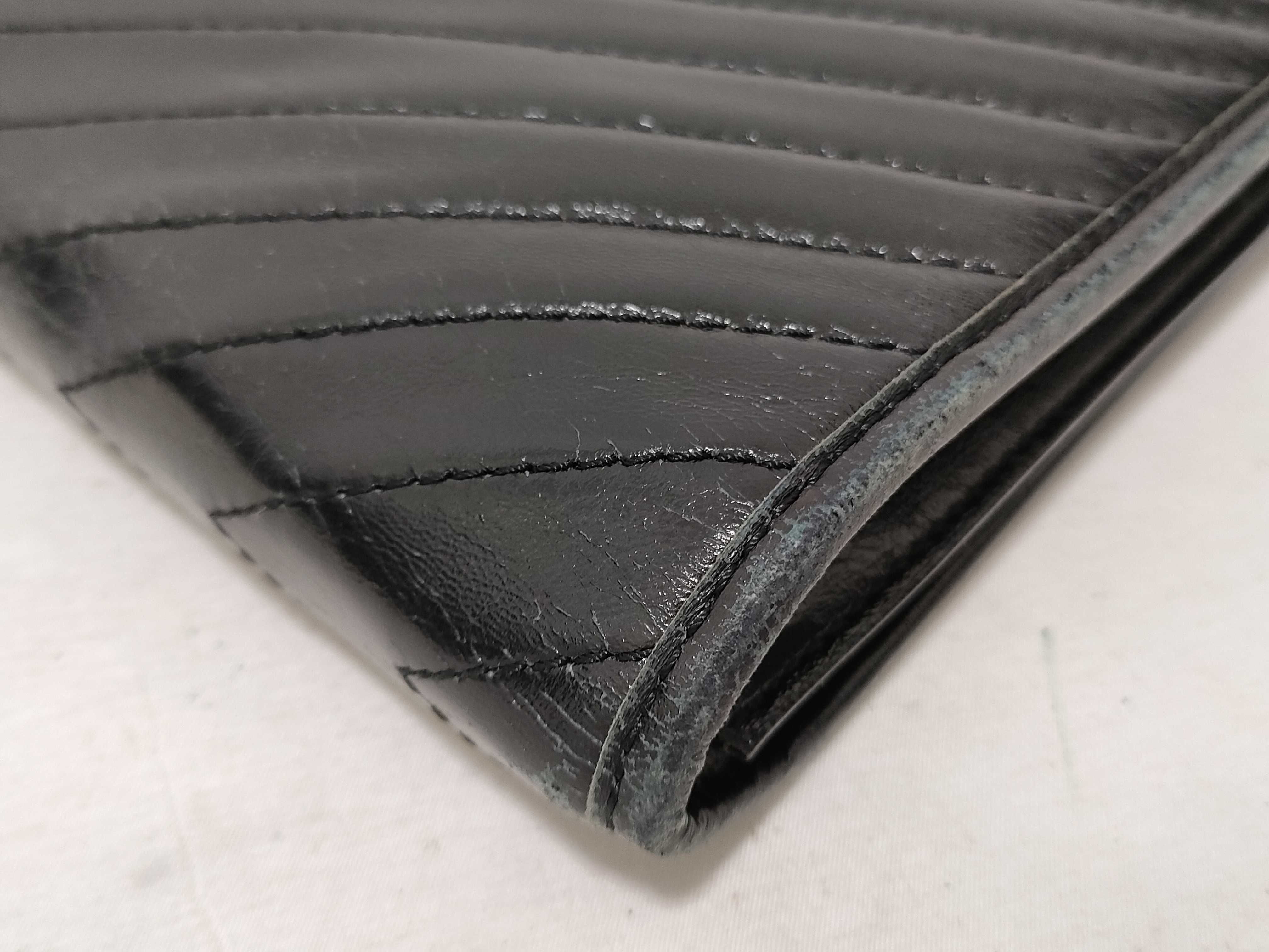 V-stitch clutch bag — view 3