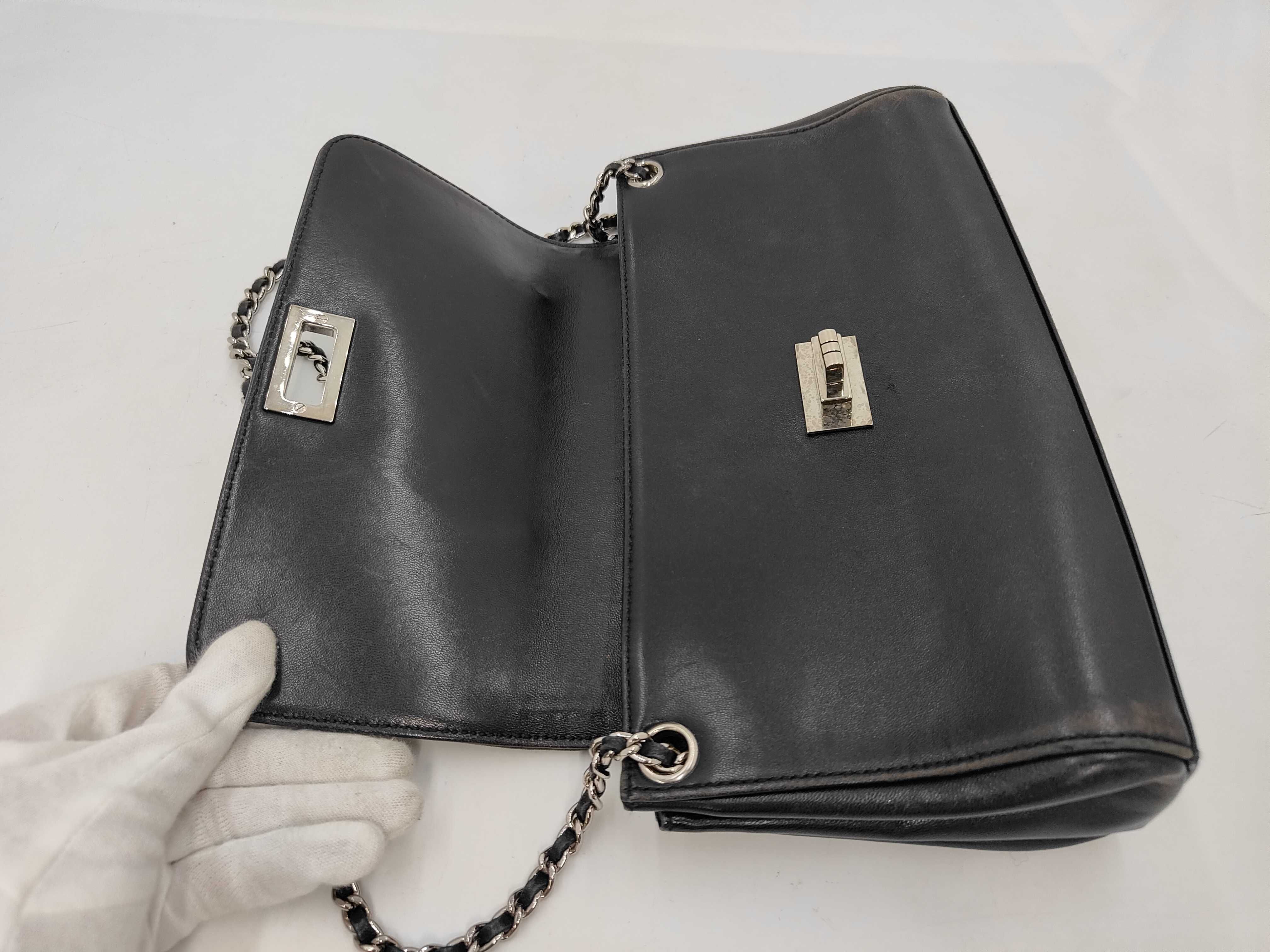 BAG 2.55 CHAIN ​​BLACK TURN ROCK NO.7 7055148 Handbag — view 8