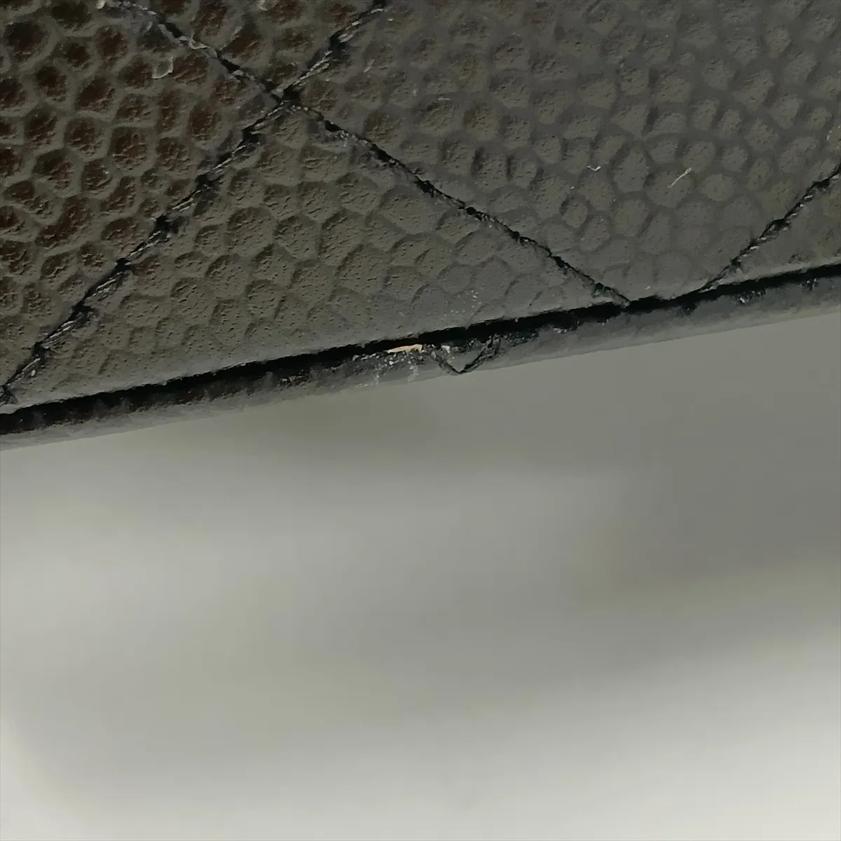 [Individually packaged] Chanel Matelassé 25 Caviar Skin Double Flap Double Chain Bag, Black with Silver Hardware, 14003476, Serial Number 14, A01112 — view 14