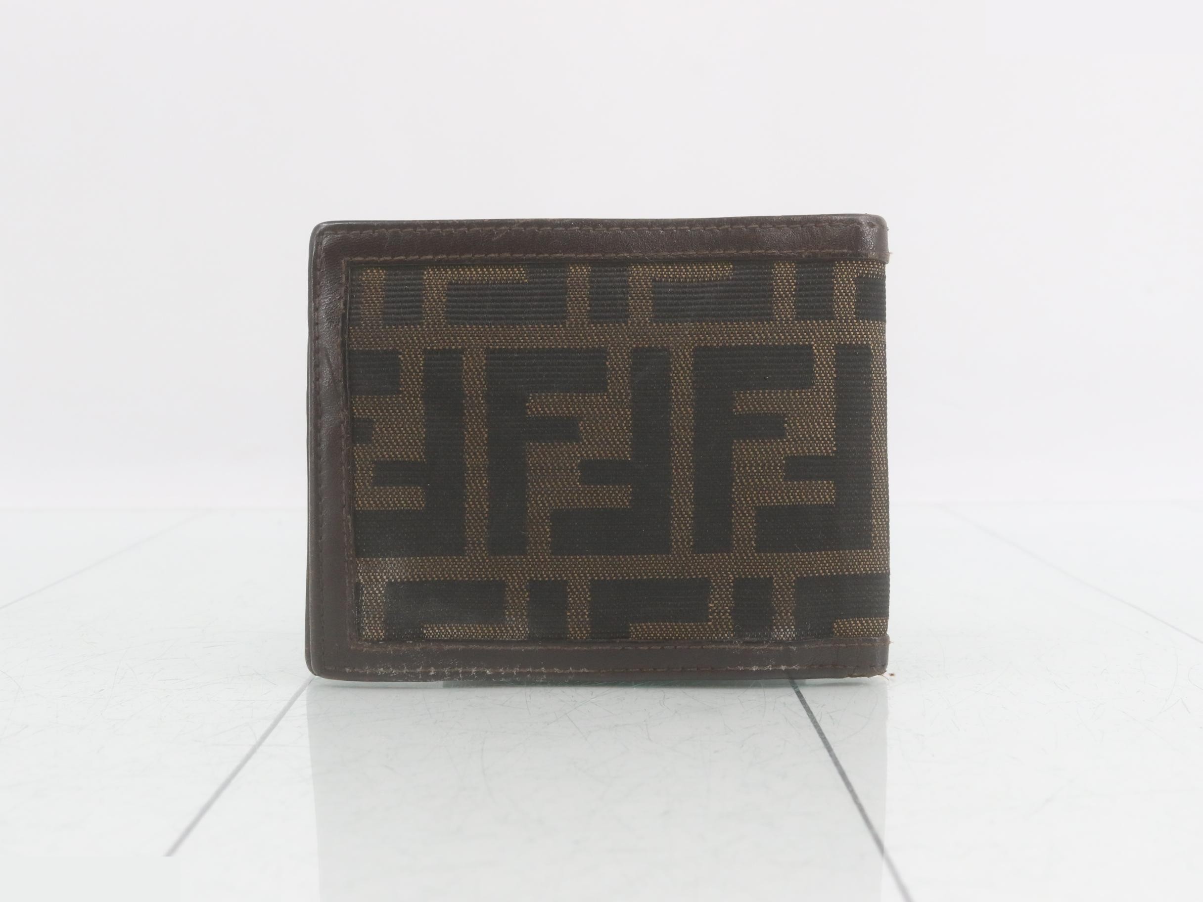 Zucca Canvas/Leather Bi-fold Wallet — view 2