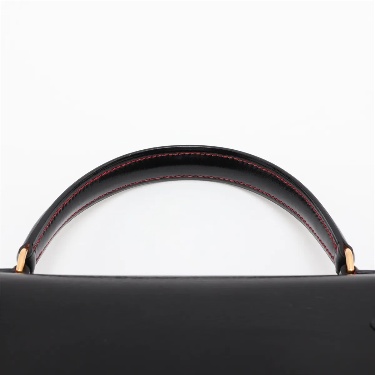 [Individually packaged] Hermes Kelly 28 Sellier Box Calf Black Gold Hardware K: 1981 — view 6