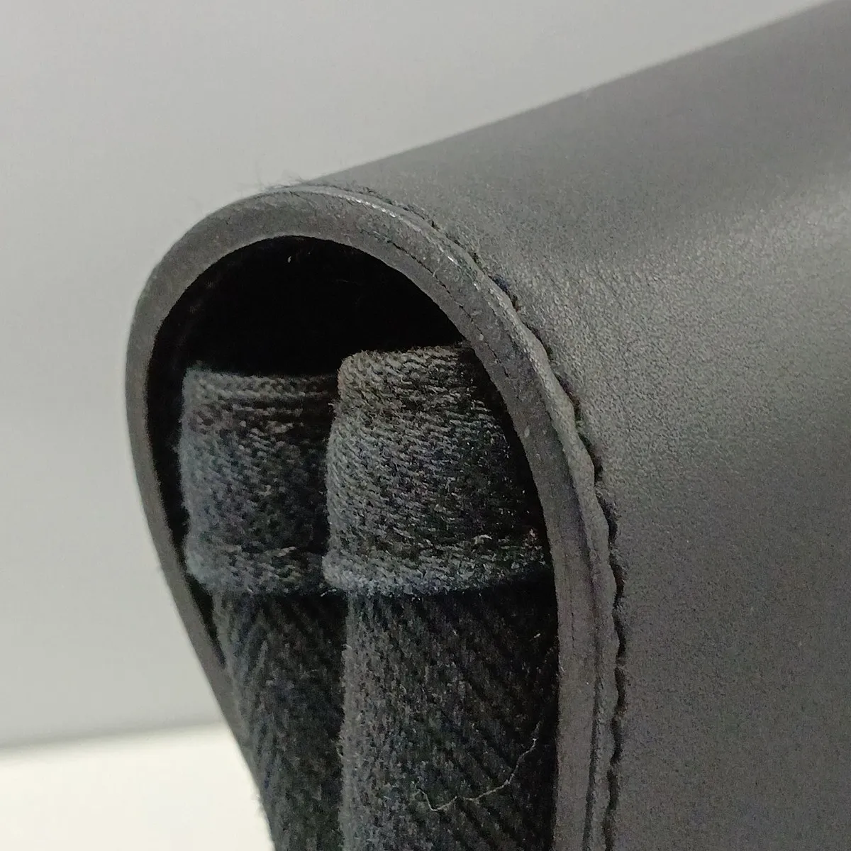 Valparaiso MM Toile Chevron x Leather Black Silver Hardware — view 12