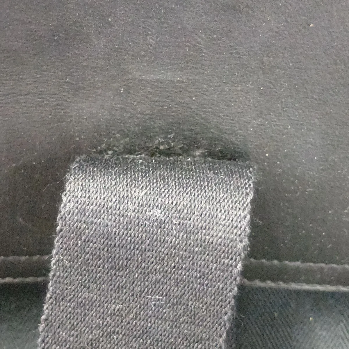 Valparaiso MM Toile Chevron x Leather Black Silver Hardware — view 14