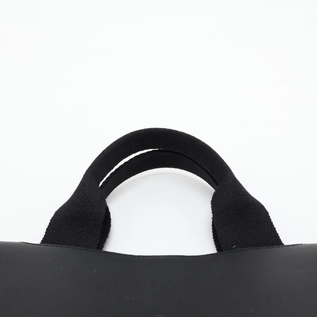 Valparaiso MM Toile Chevron x Leather Black Silver Hardware — view 6