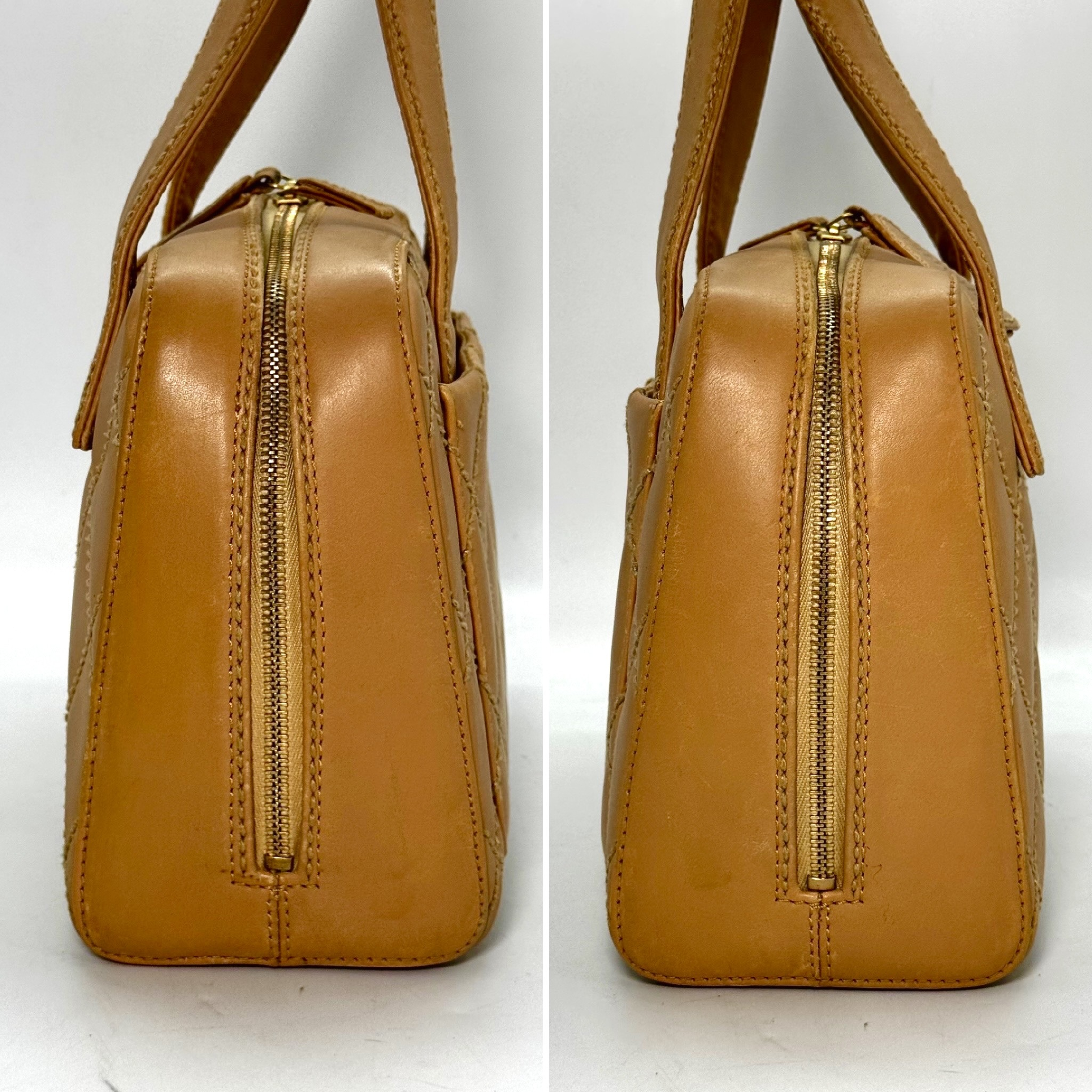 Wild Stitch / 8880240 / Handbag / Leather Handbag Beige Handbag — view 6