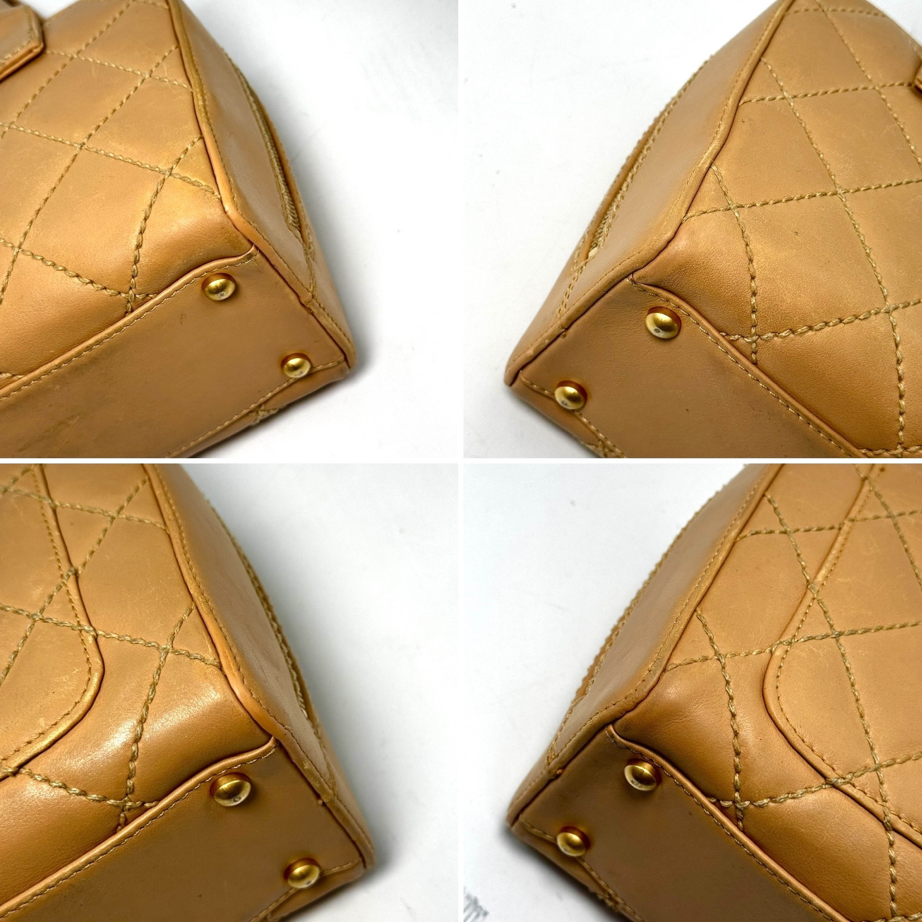 Wild Stitch / 8880240 / Handbag / Leather Handbag Beige Handbag — view 7
