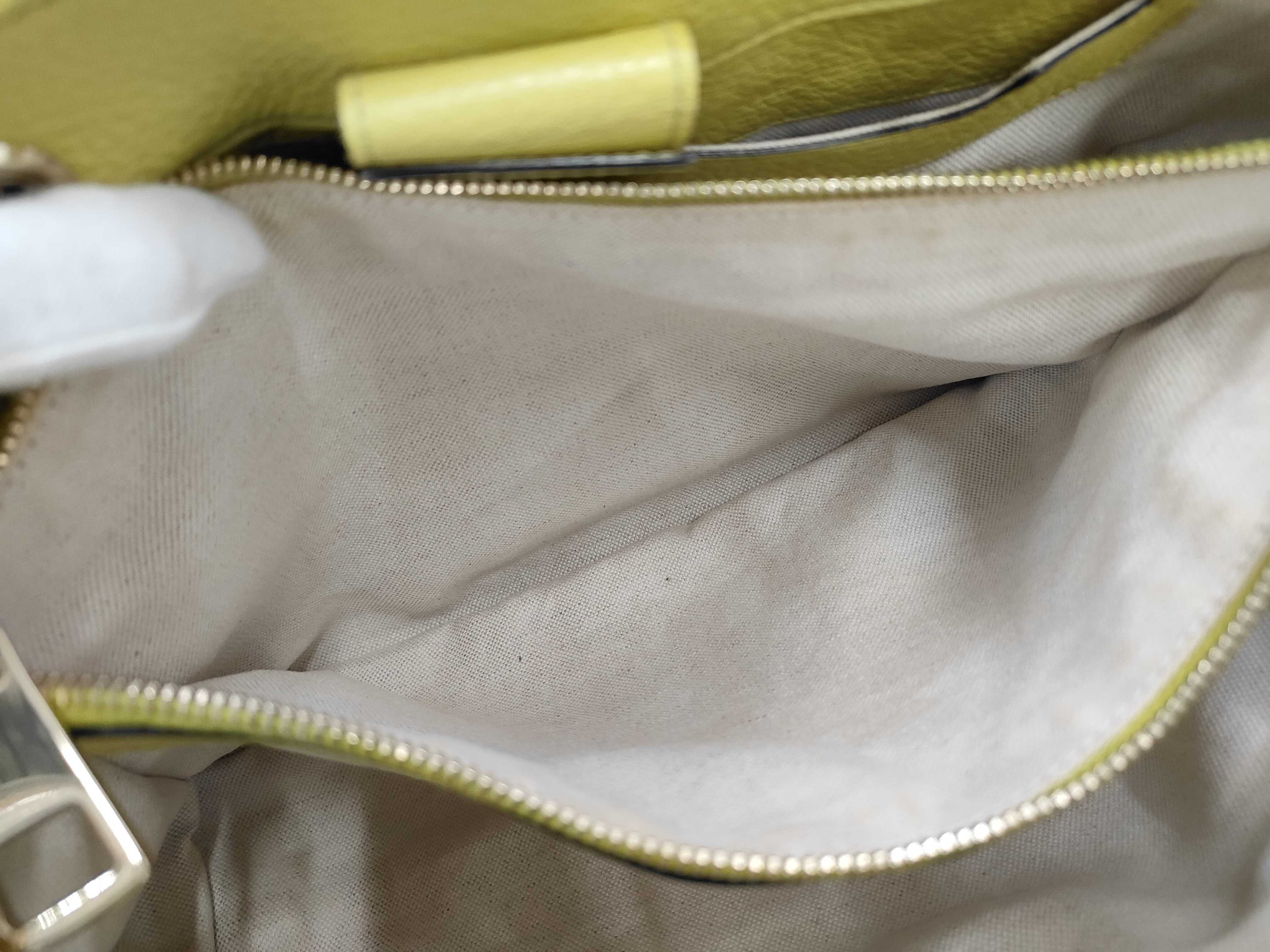 Bamboo Shopper Leather Tote Bag (Handbag) — view 10