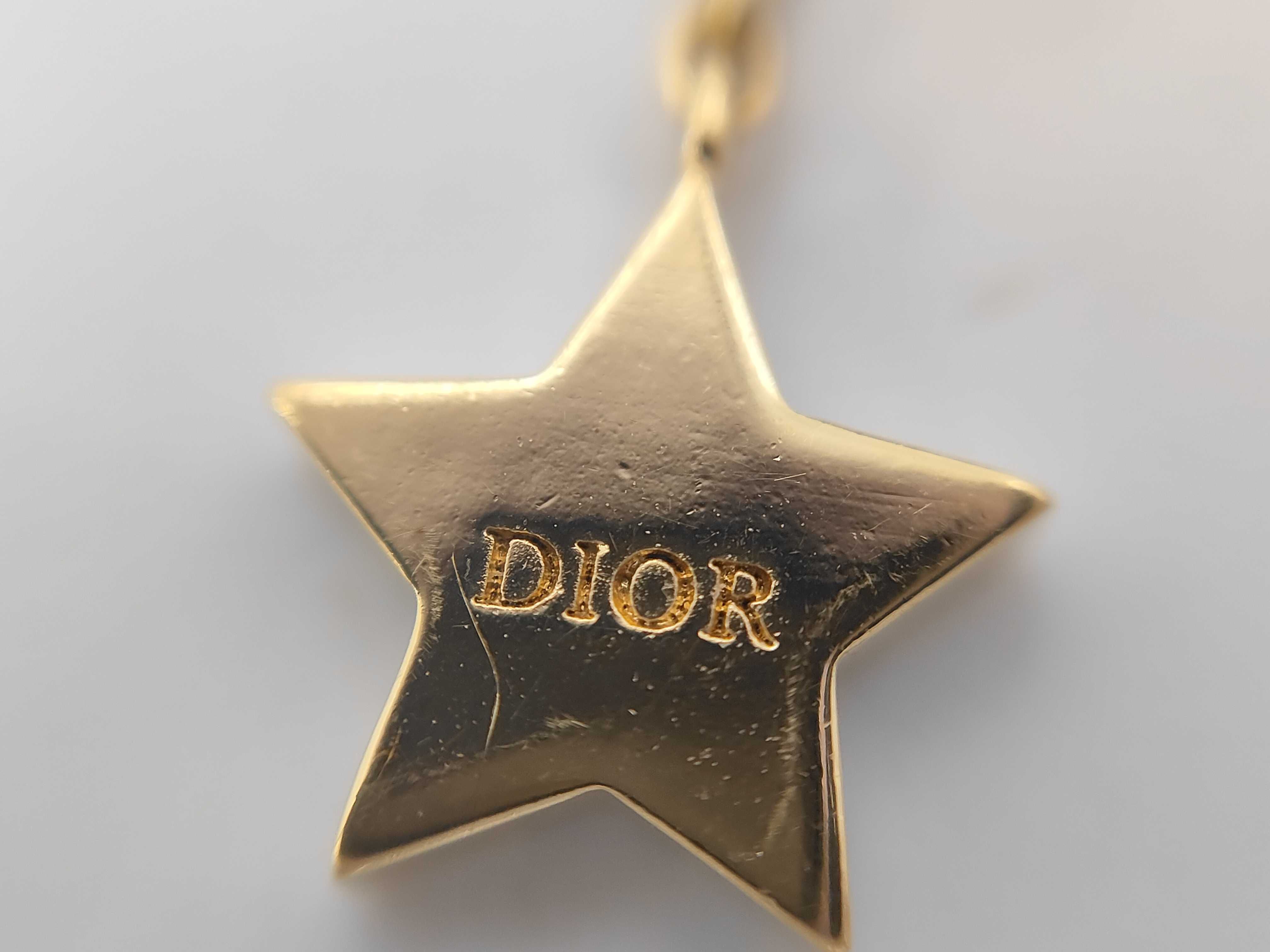 CD Logo Star Rhinestone Earrings — view 3