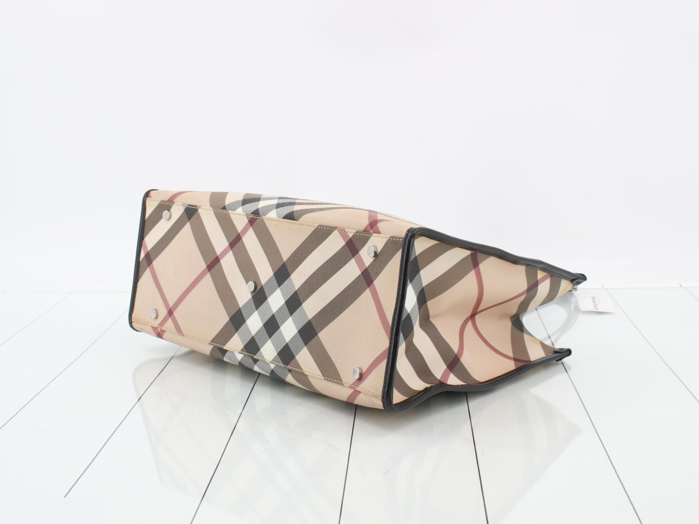 PVC Nova Check Handbag — view 6