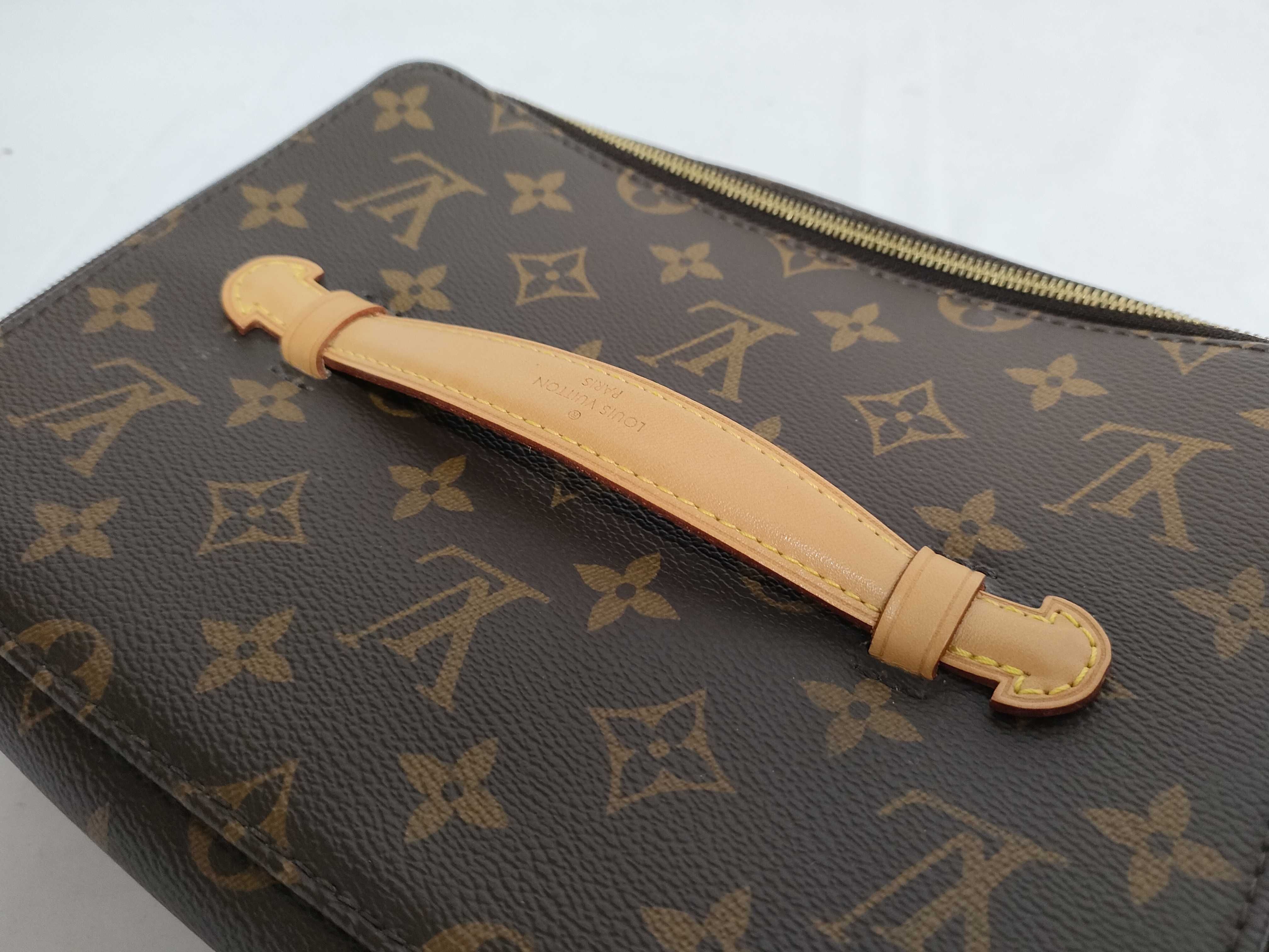 Monogram DU- Monogram Nice Toiletry Pouch PM M43449 Brown Serial Unknown Vanity Bag — view 5
