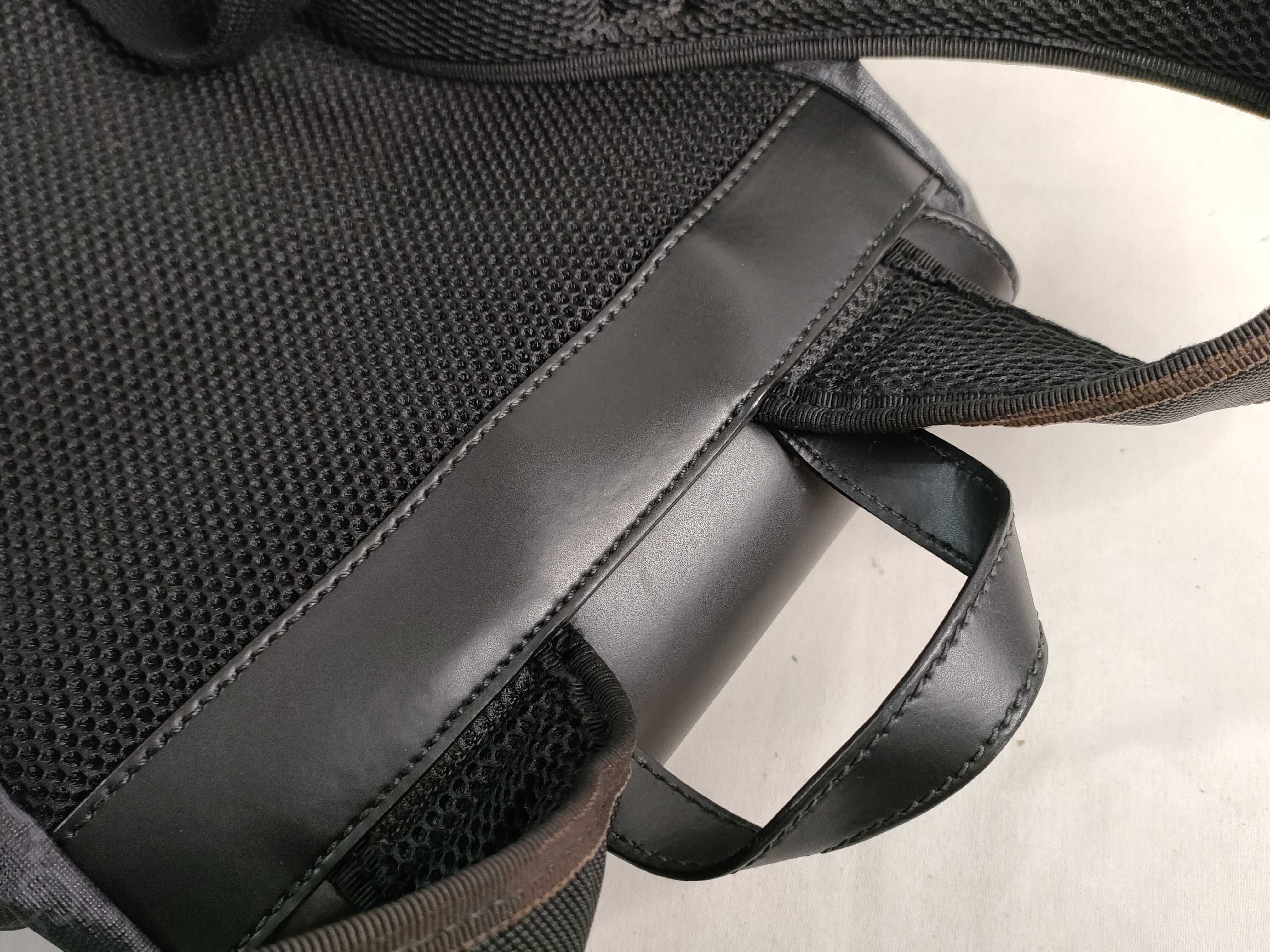 GG Supreme VN - GG Supreme PVC x Leather Backpack/Rucksack Black 495563 — view 5