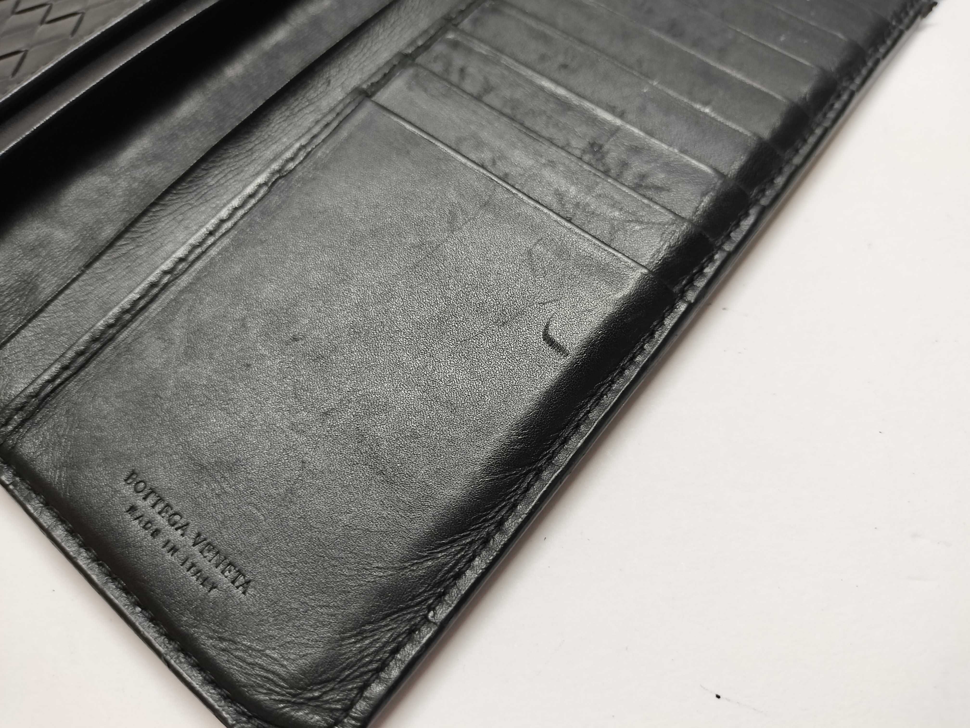 Intrecciato Continental Long Wallet Billfold Wallet — view 12