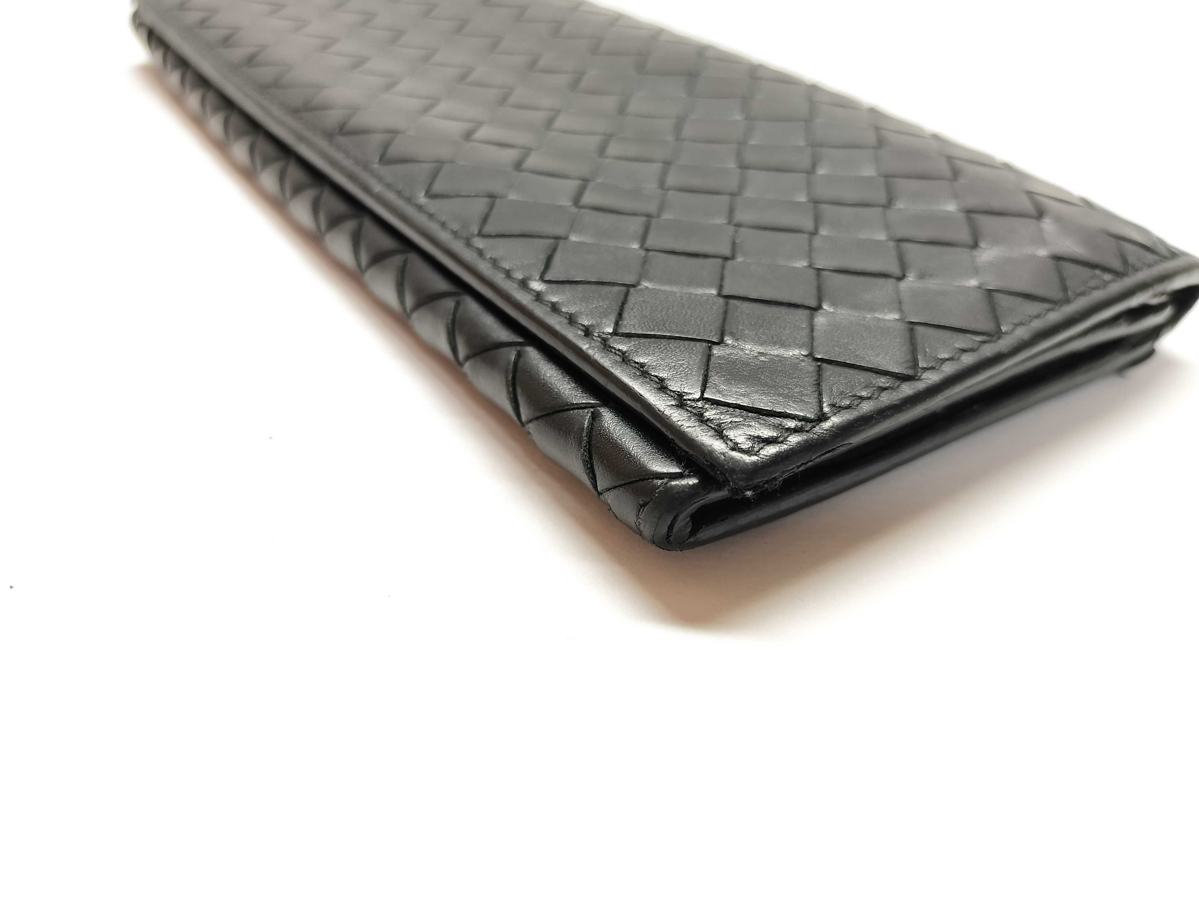 Intrecciato Continental Long Wallet Billfold Wallet — view 3