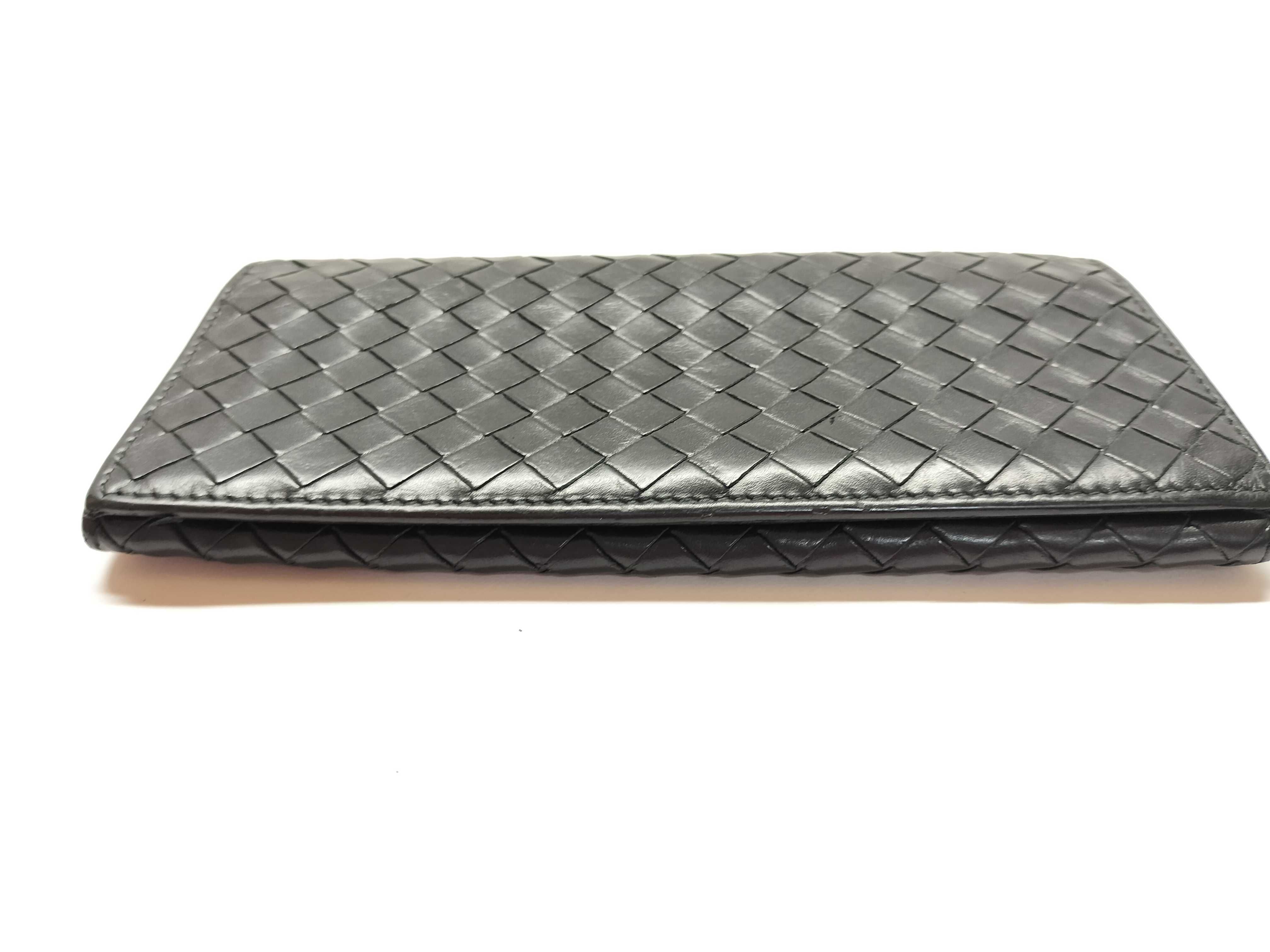 Intrecciato Continental Long Wallet Billfold Wallet — view 4