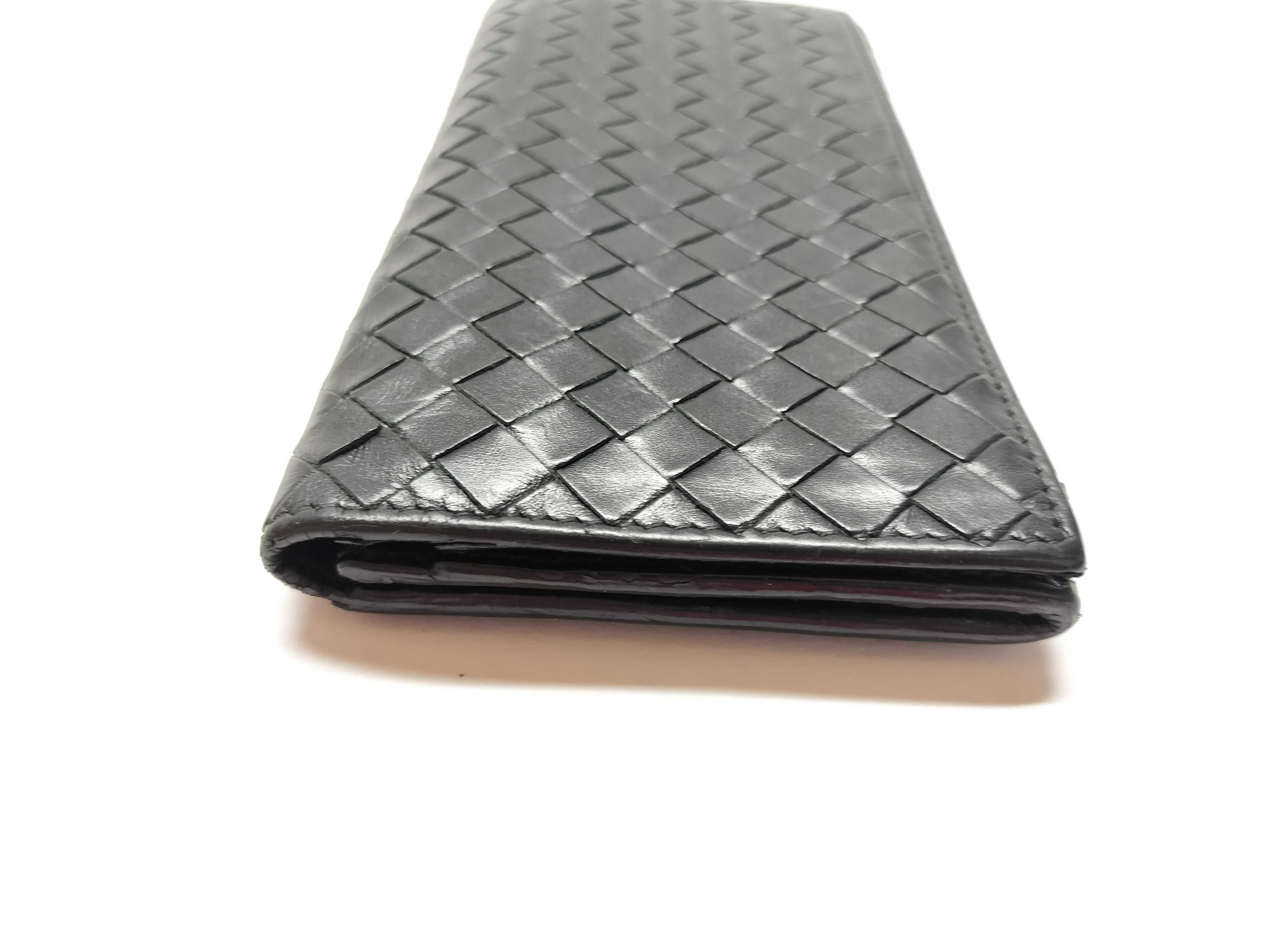 Intrecciato Continental Long Wallet Billfold Wallet — view 5