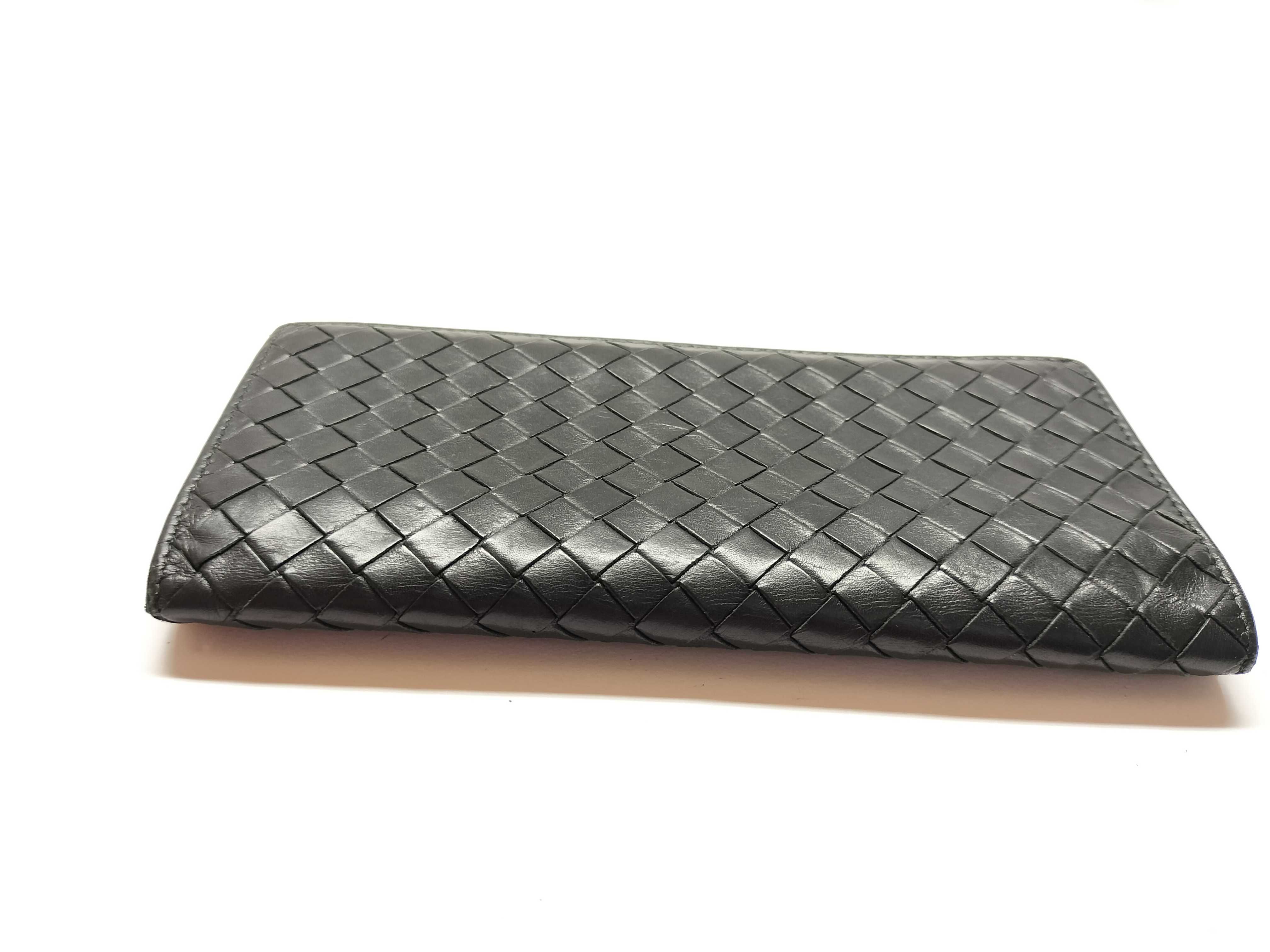 Intrecciato Continental Long Wallet Billfold Wallet — view 6