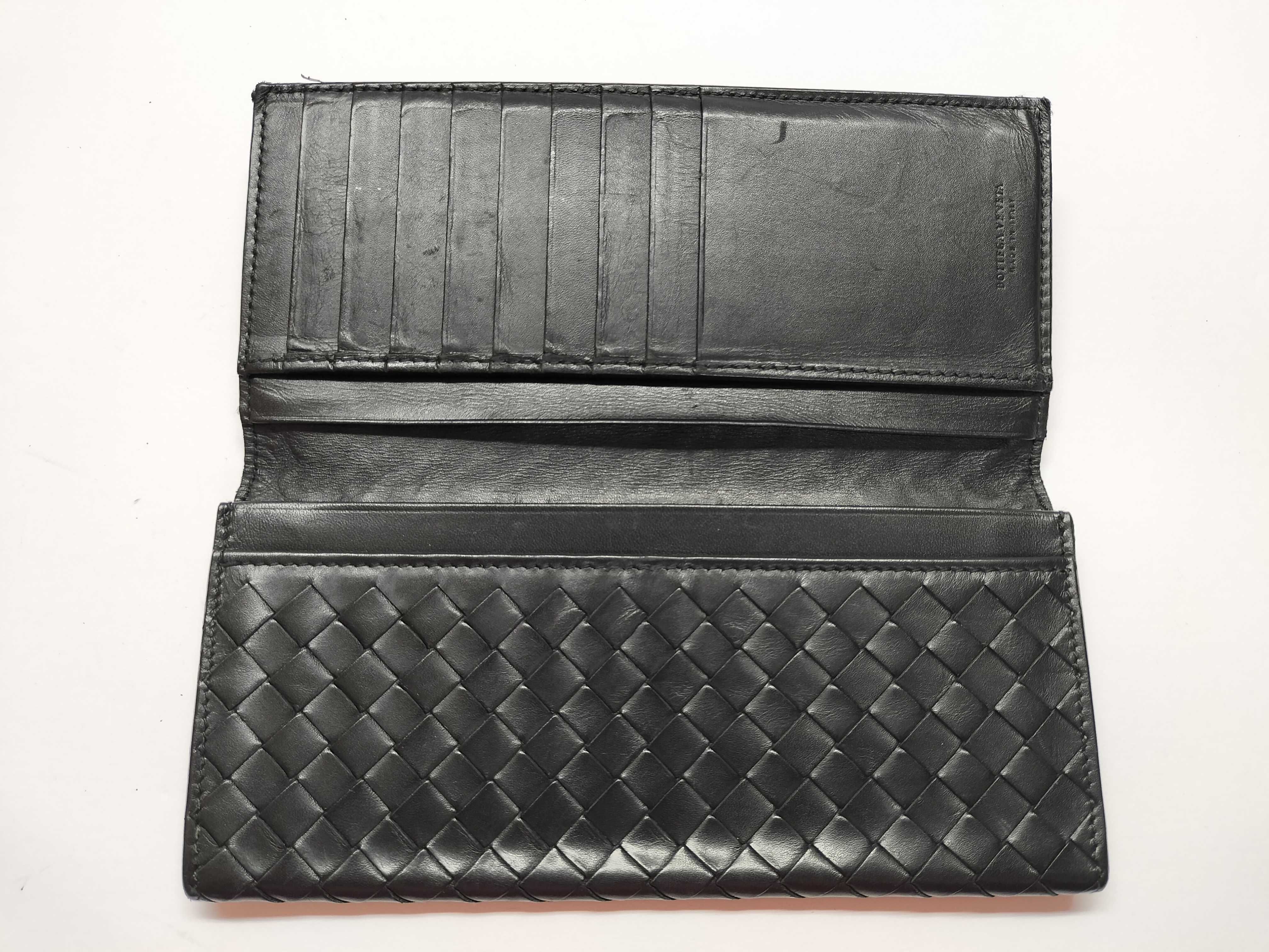 Intrecciato Continental Long Wallet Billfold Wallet — view 7