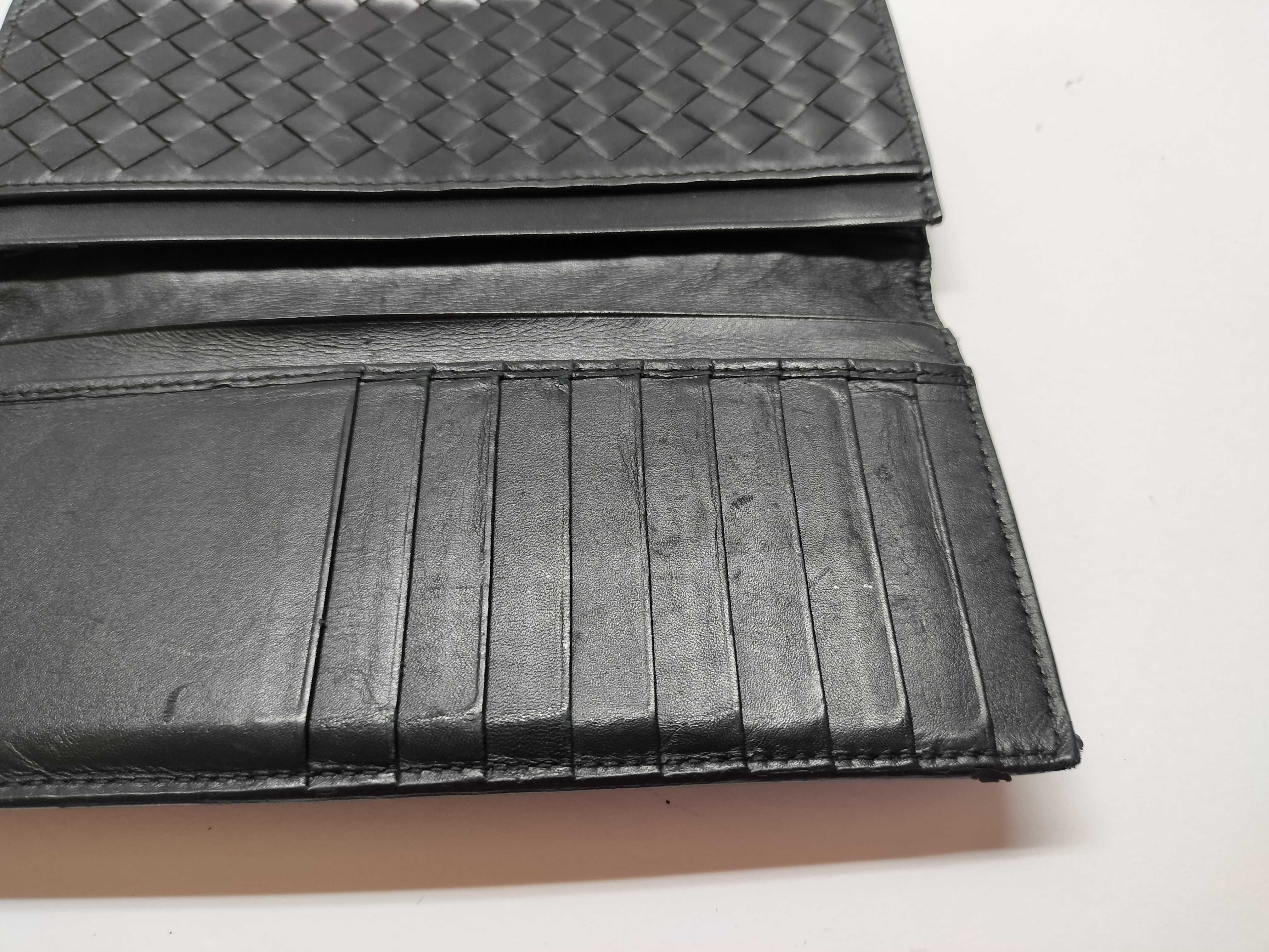 Intrecciato Continental Long Wallet Billfold Wallet — view 9