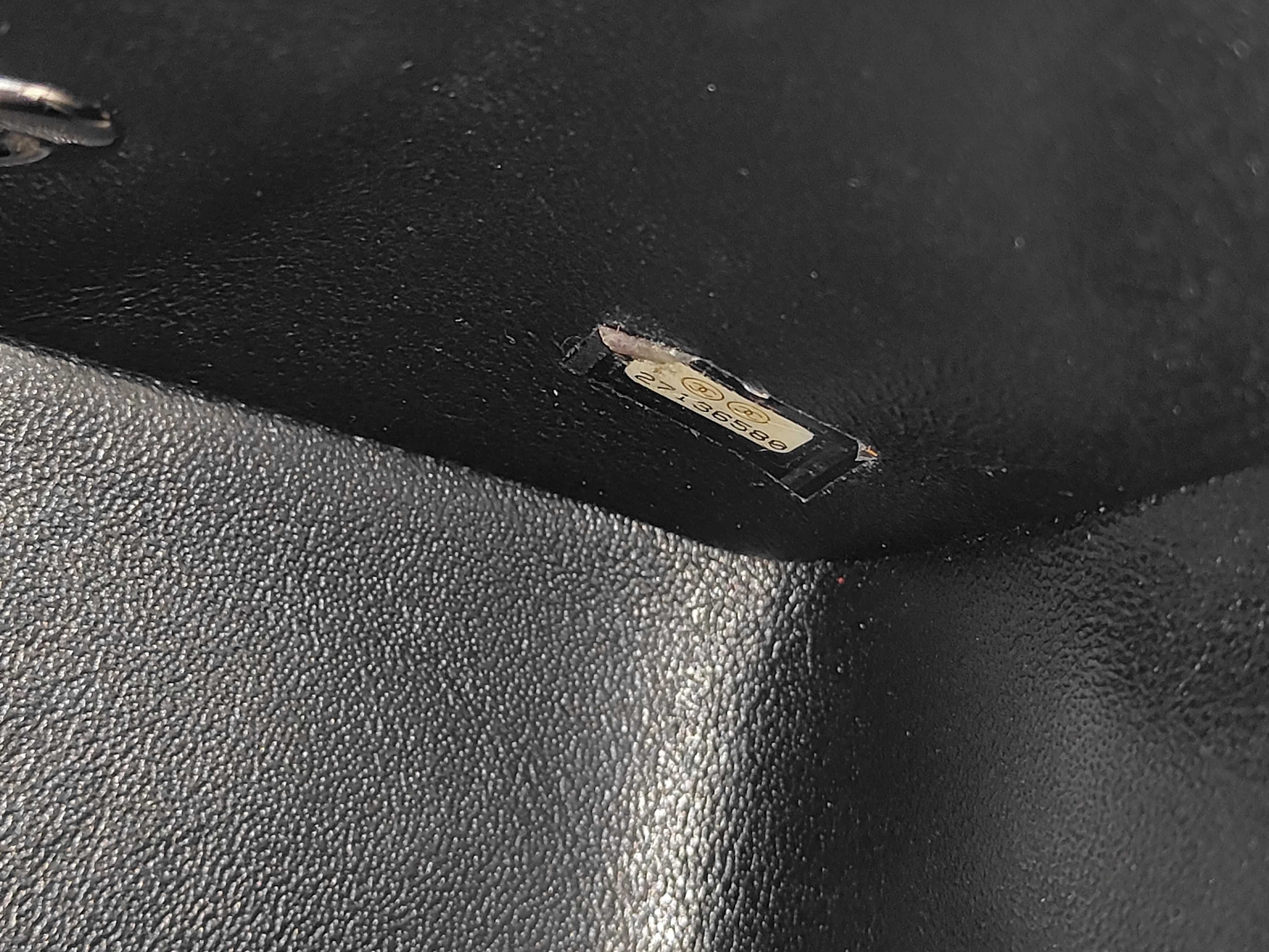 Mini Matelassé 17 Lambskin Black Silver Hardware Shoulder Bag — view 12