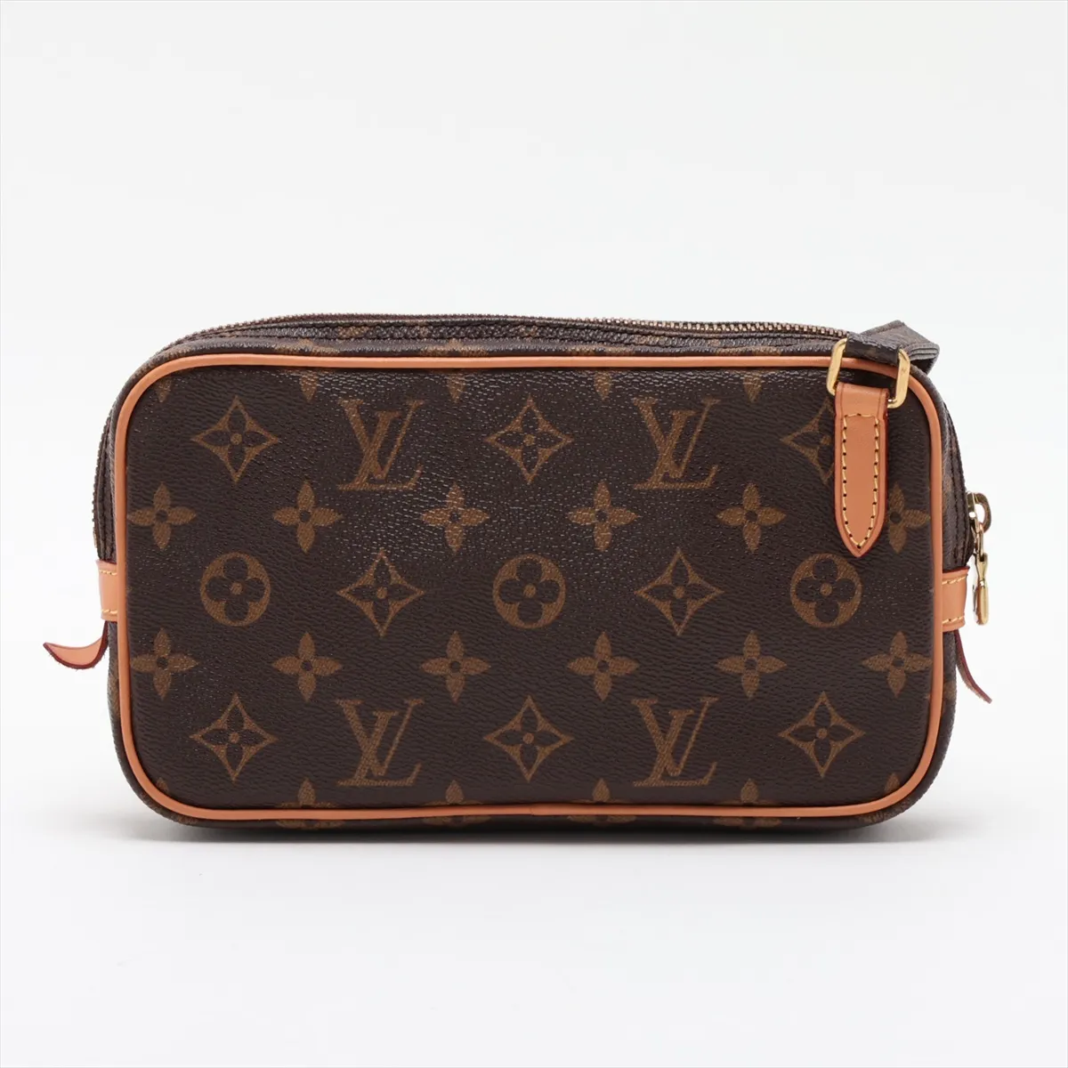 Monogram Pochette Marly Bandoulière M51828 SL0997 Brown, Natural Leather, Various parts repaired by aftermarket parts. — view 2