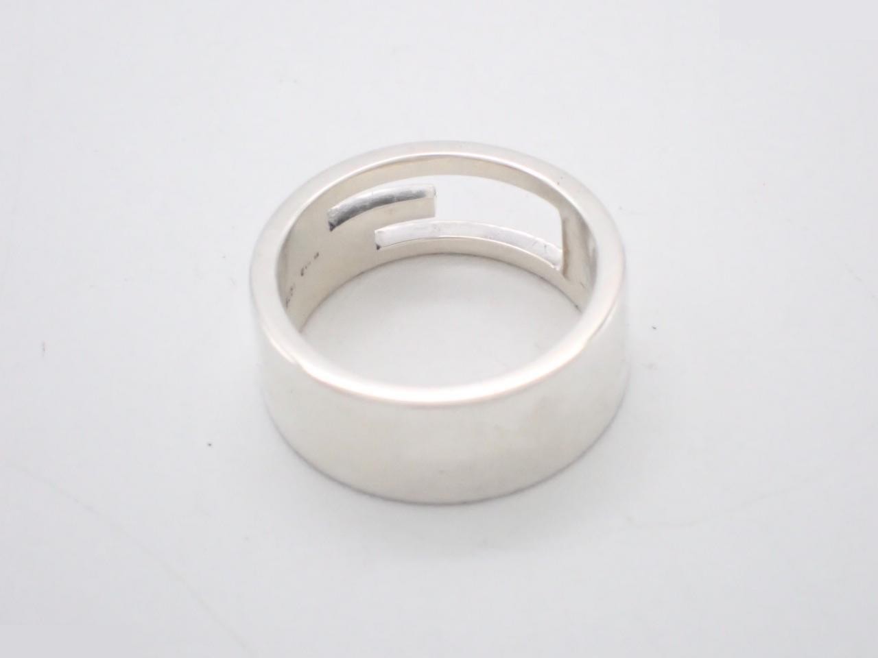 Sterling silver (Sv925) ring, 6.7g, stamped #12, actual size #11 — view 2