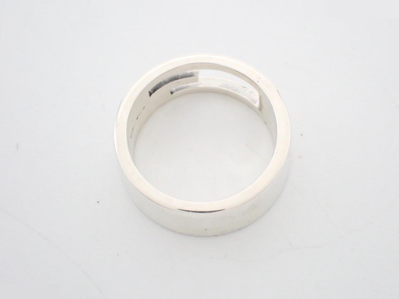 Sterling silver (Sv925) ring, 6.7g, stamped #12, actual size #11 — view 3