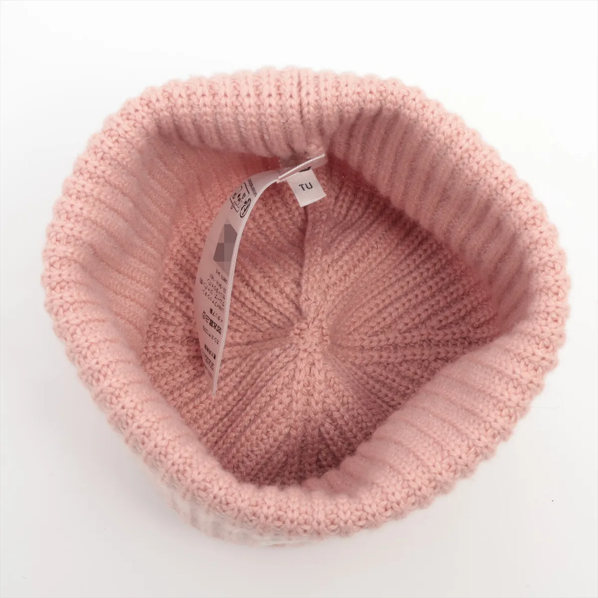 Triomphe Knit Cap, Cashmere, Pink, — view 4