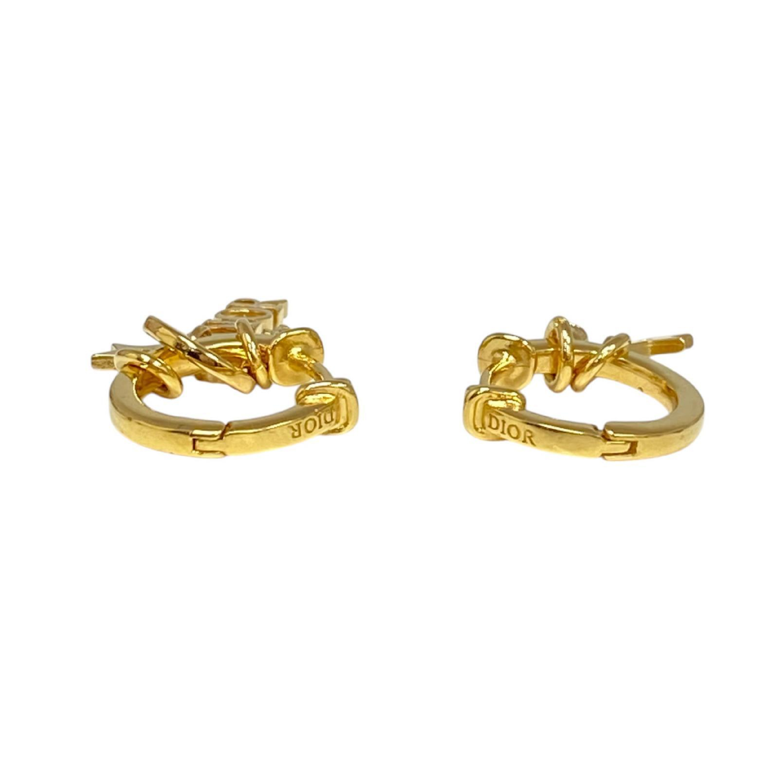 【*Shipped from: Hong Kong*】Dior Gold-colored Metal Star Earrings — view 6