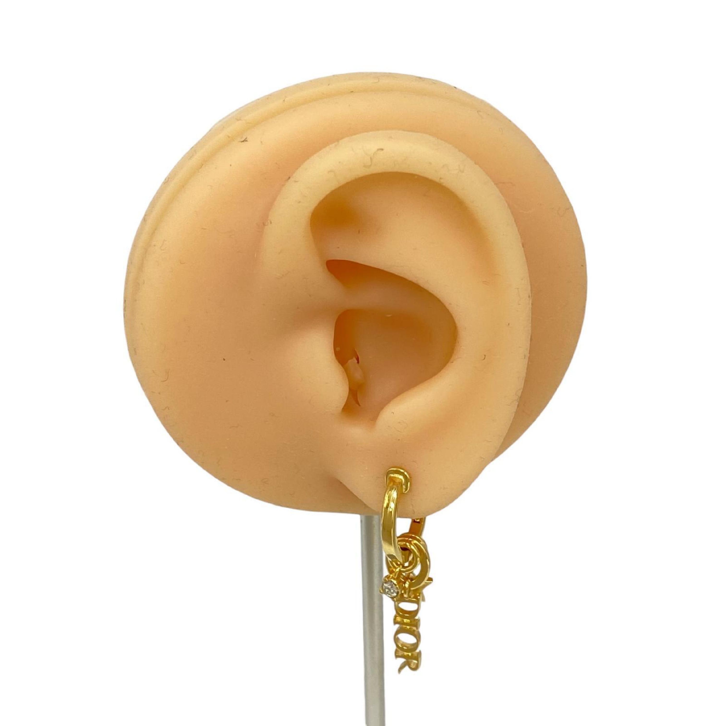 【*Shipped from: Hong Kong*】Dior Gold-colored Metal Star Earrings — view 9