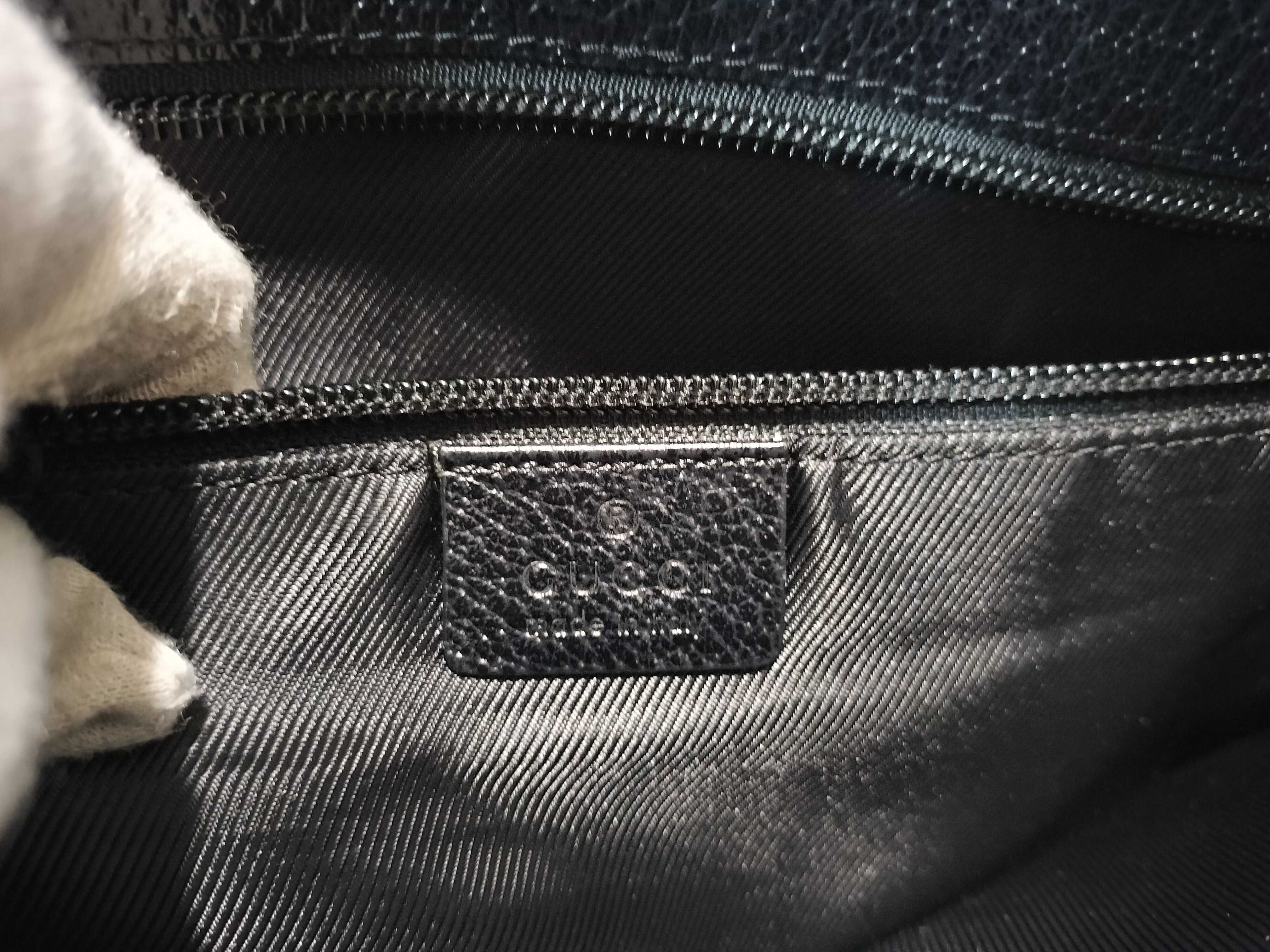GG Canvas 110054 Messenger Shoulder Bag, Black — view 12