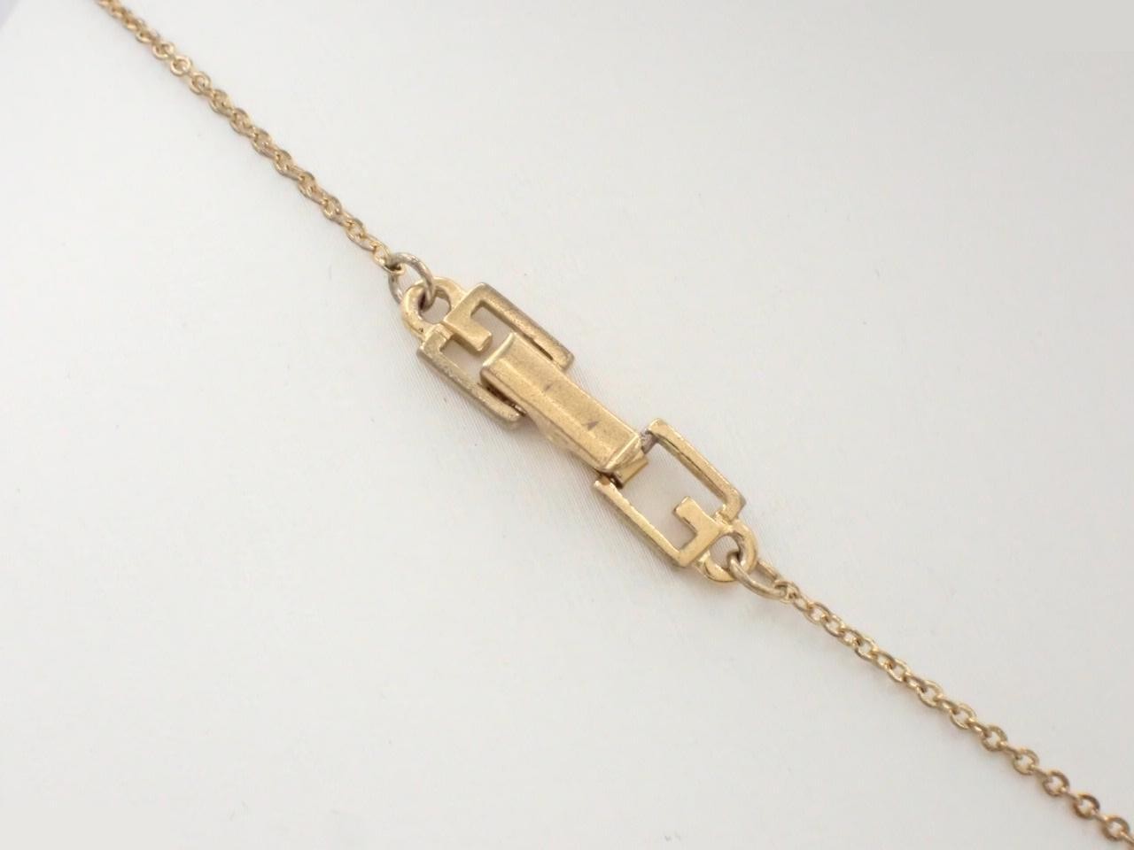 Gold necklace, chain approximately 42cm — view 2
