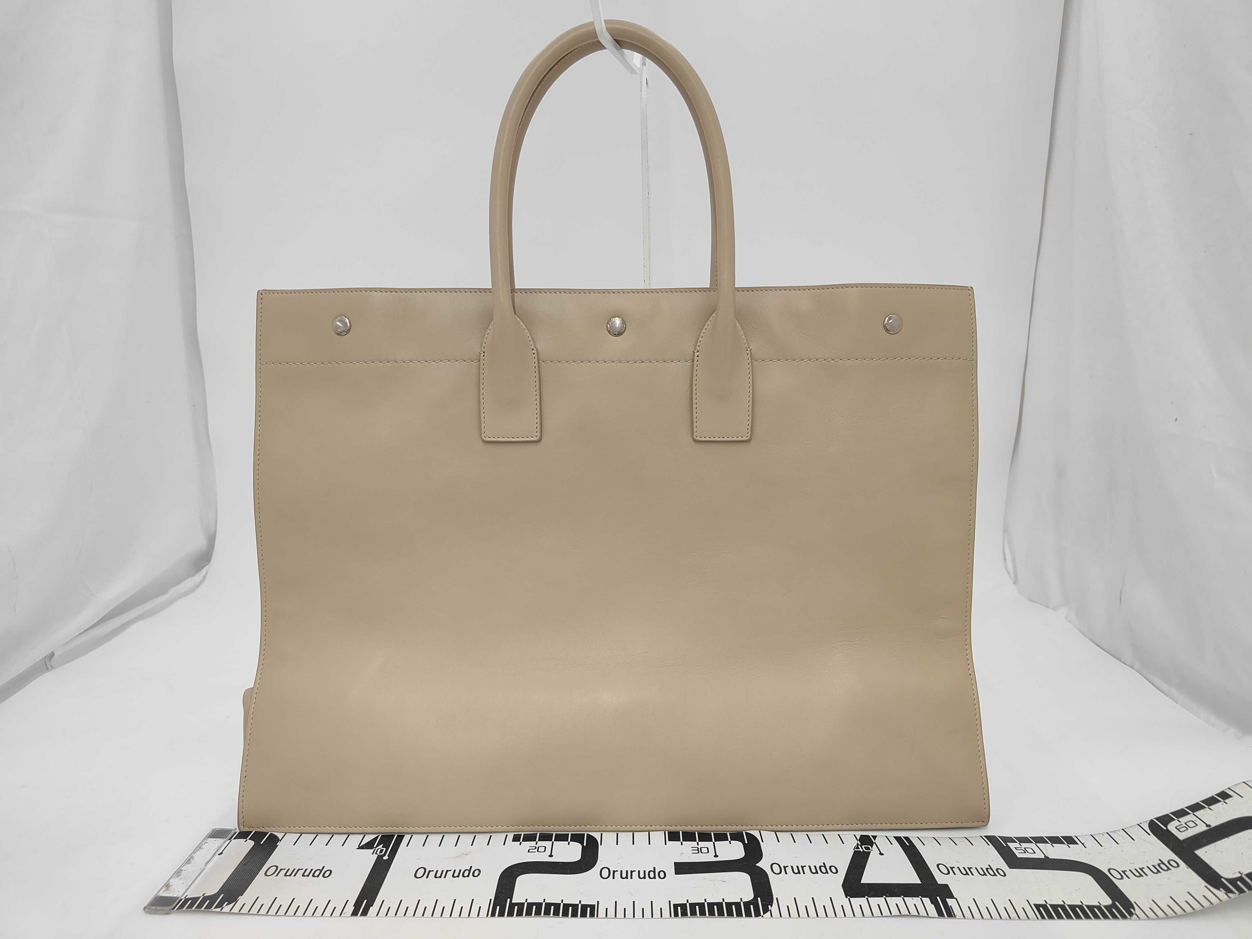 587273 Rive Gauche Tote Bag Shoulder Bag Smooth Leather Bag — view 2