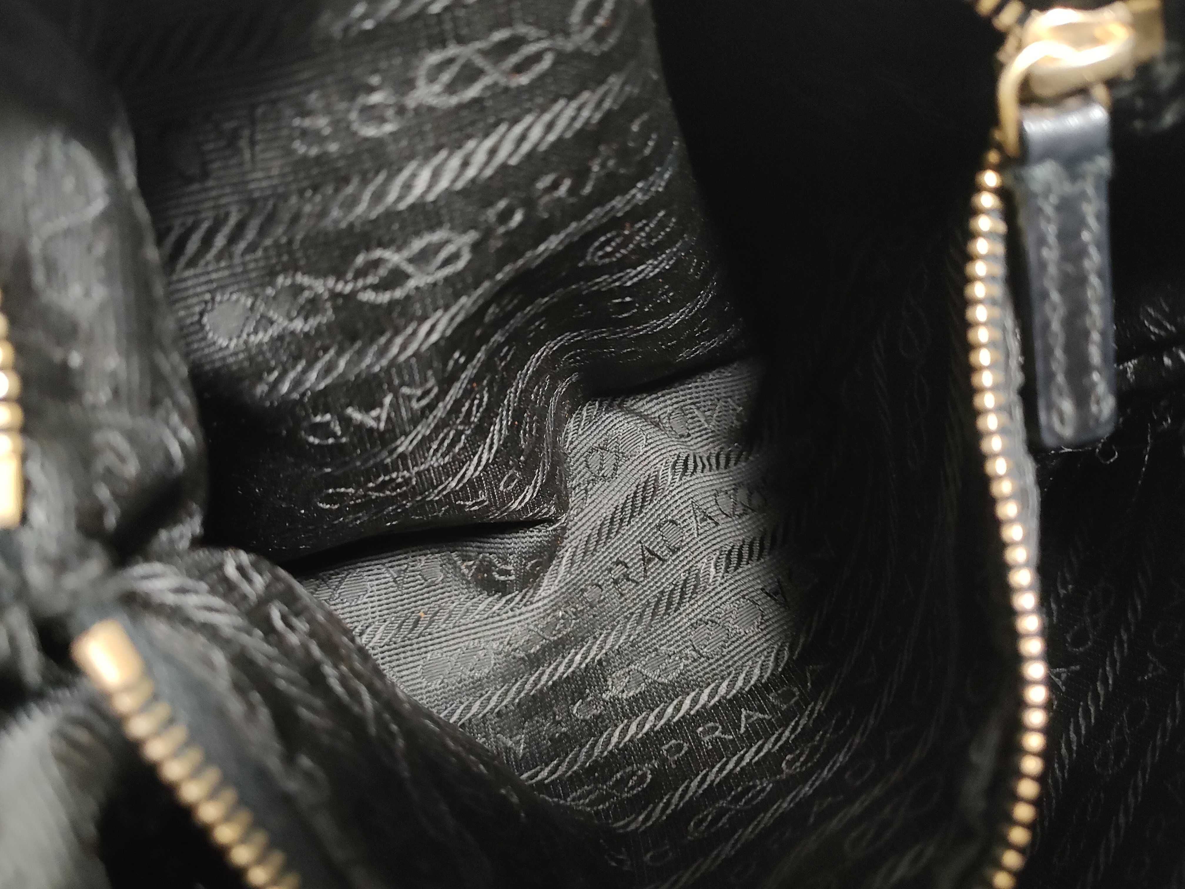 Nylon Shoulder Bag, Black Nylon Shoulder Bag — view 11