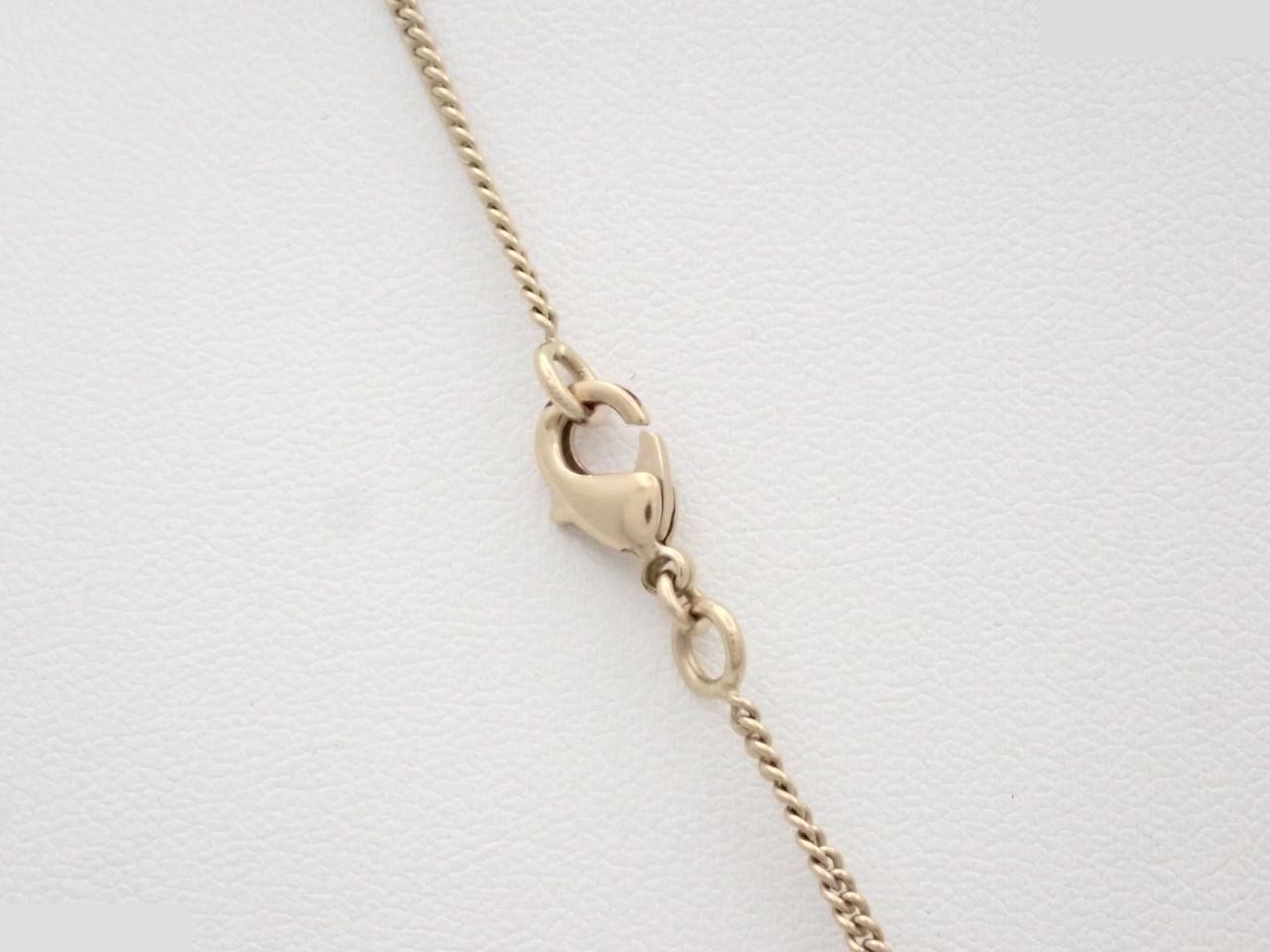 necklace, model 08P, 4cm wide, Coco Mark, rhinestone, gold. — view 2