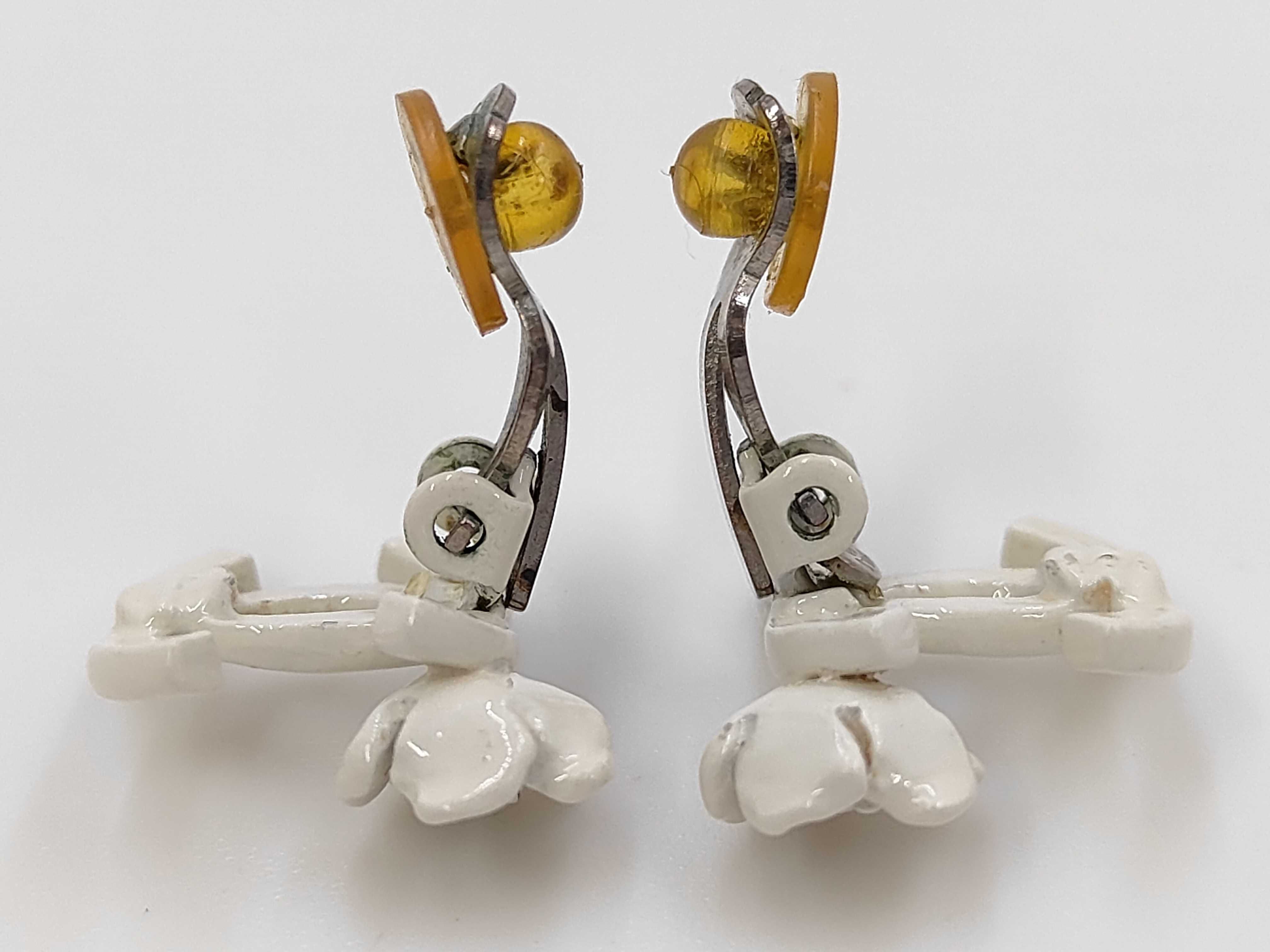 04P Coco Mark Rose Earrings — view 4