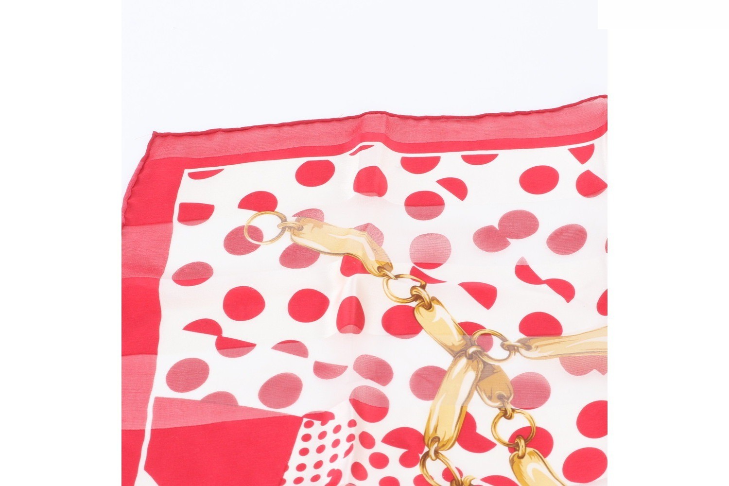 100% Silk Scarf with Tag — view 3