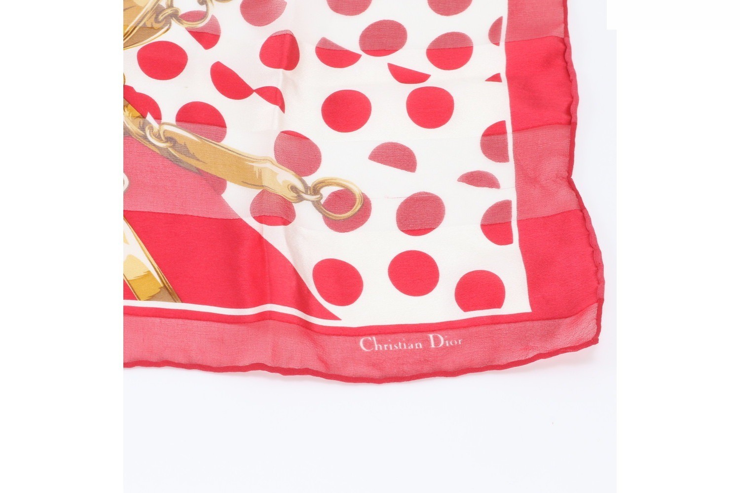 100% Silk Scarf with Tag — view 5