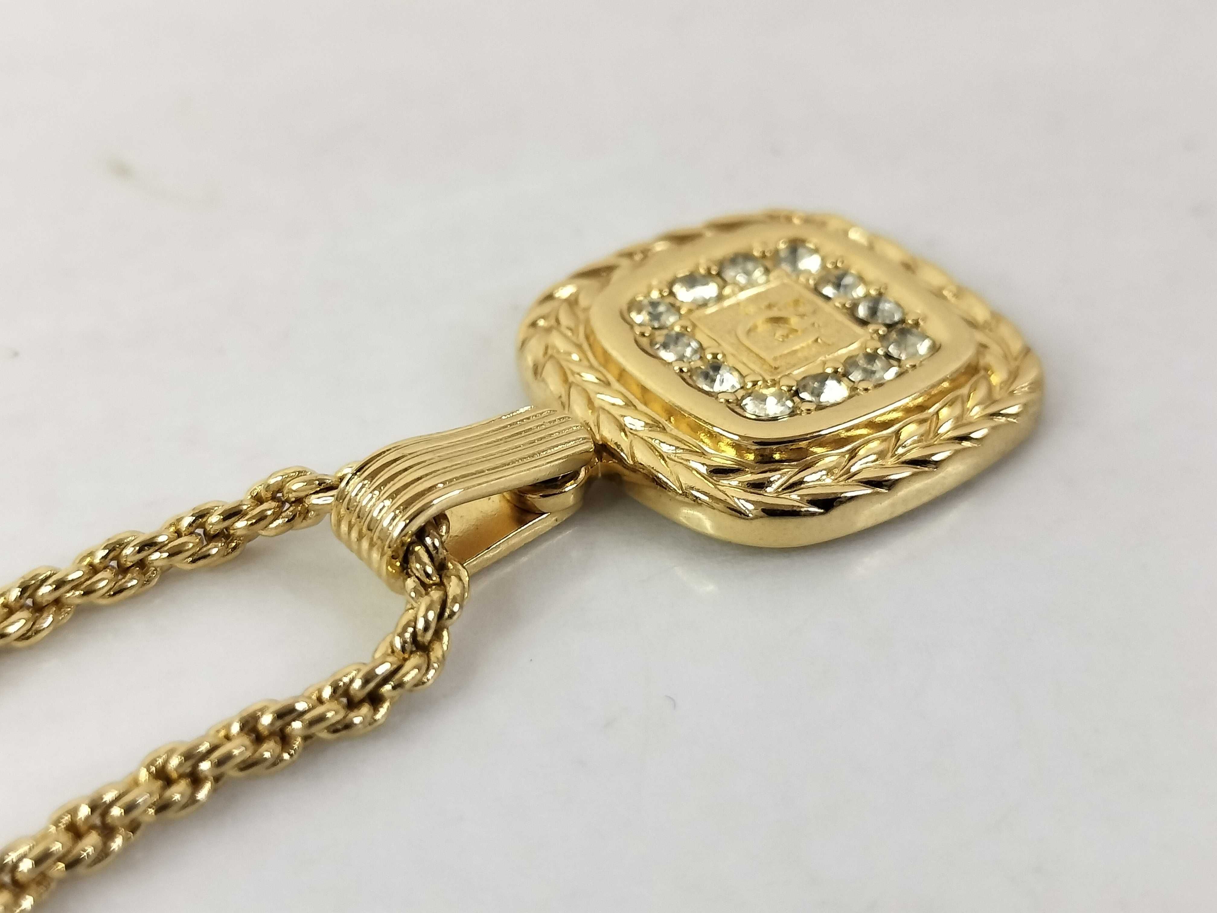 Gold Logo Necklace — view 4