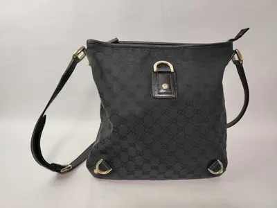 GG Canvas Shoulder Bag, GG Canvas Abbey 131326 Shoulder Bag