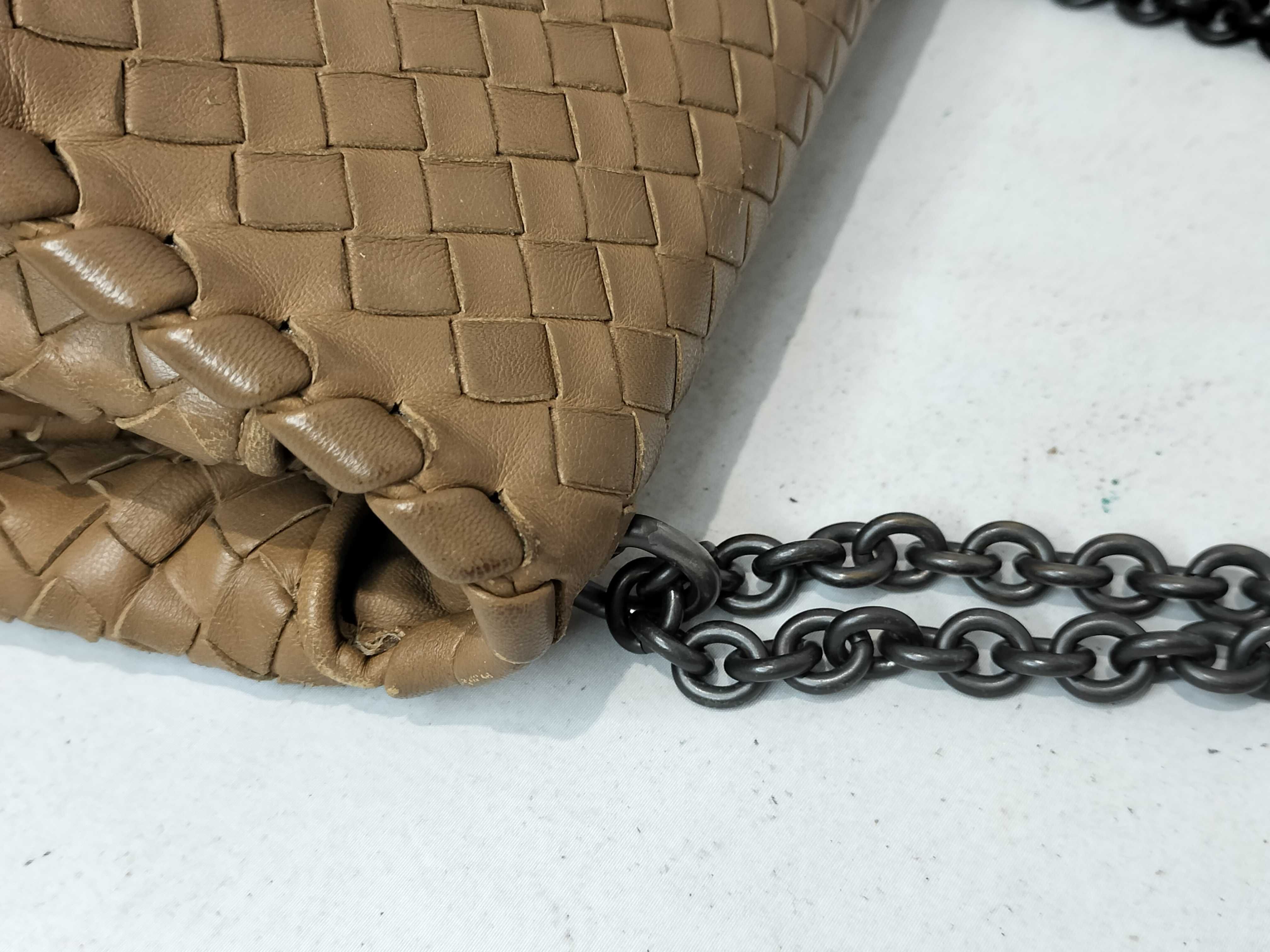 Intrecciato Chain Shoulder Bag — view 5