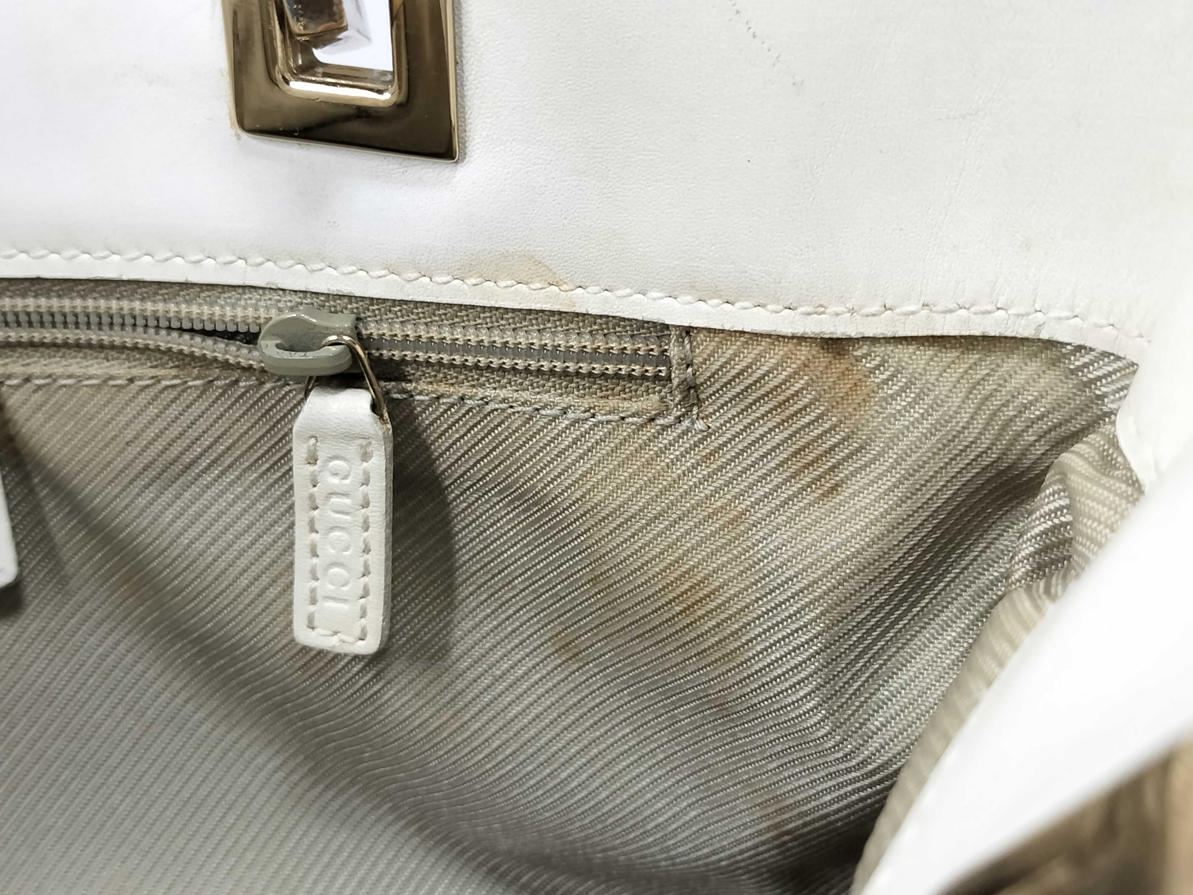 GG Canvas Handbag - Ice Blue x White — view 14