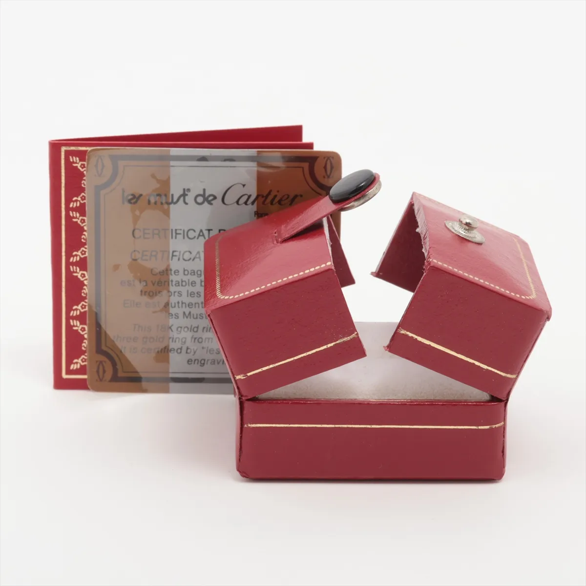 Trinity Ring 750 (Yellow Gold x Pink Gold x White Gold) 8.1g Size 52 A9090I (Dents) — view 5