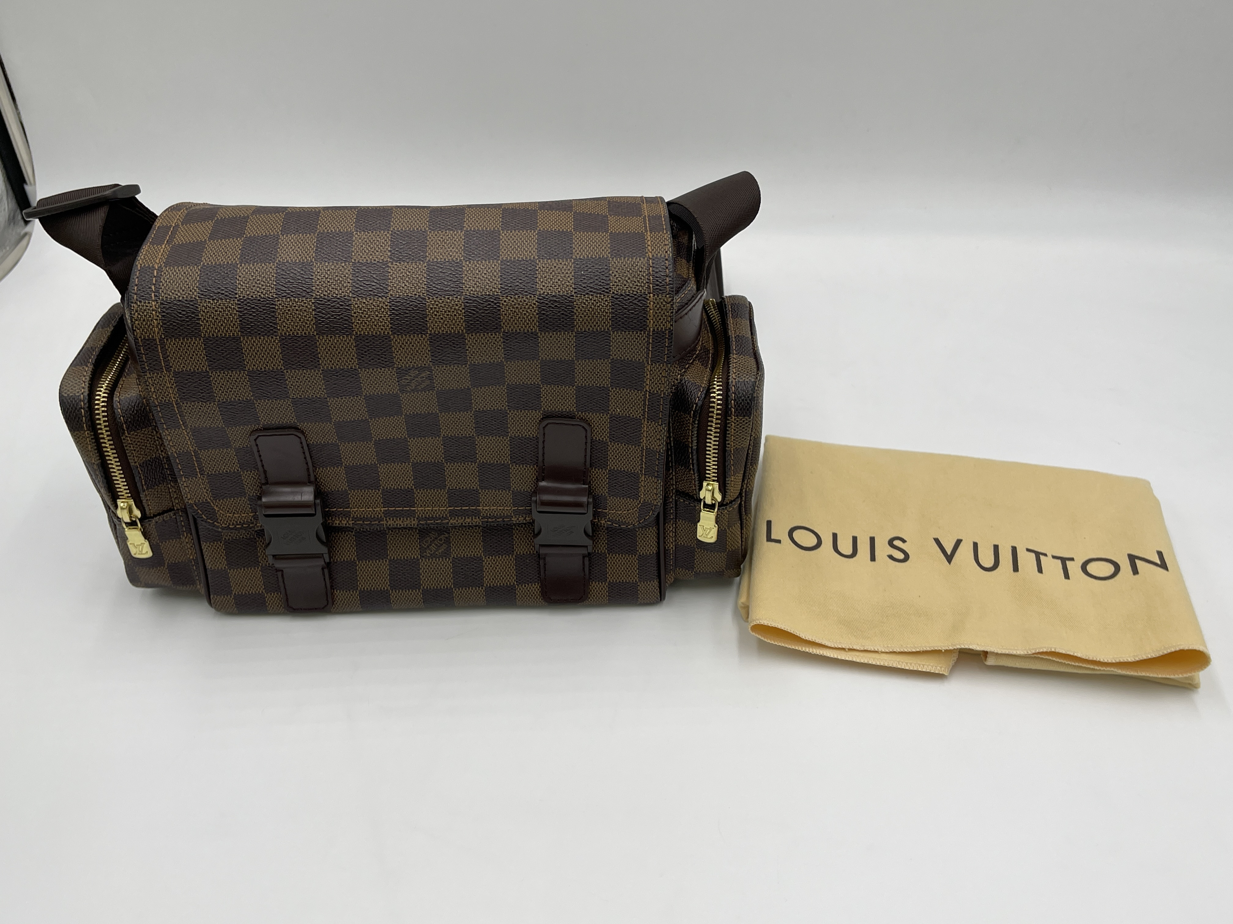 Damier Reporter Melville N51126 MI0076 Shoulder Bag with Dust Bag — view 14