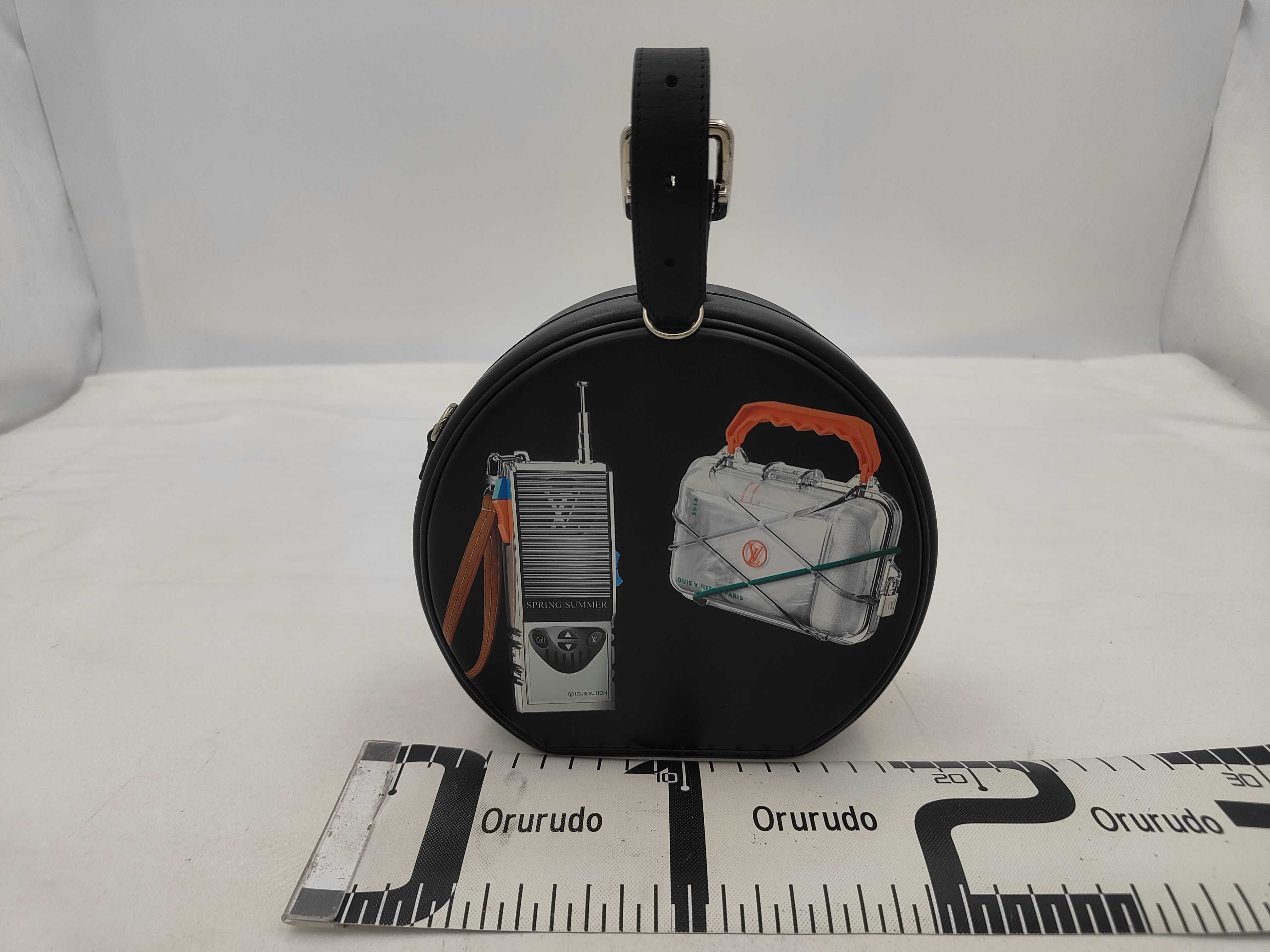 Petite Boite Chapeau M43659 PL2108 Black RFID detected shoulder bag — view 2