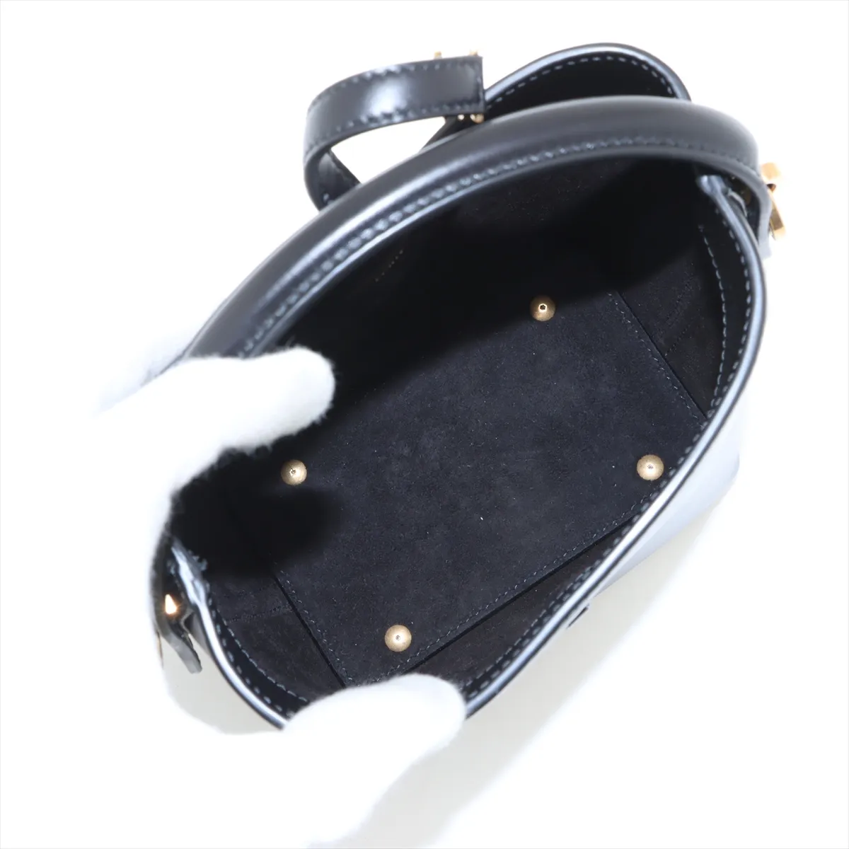 Mini Bucket LE 37 mini Leather 2WAY Handbag Black 765870 — view 8